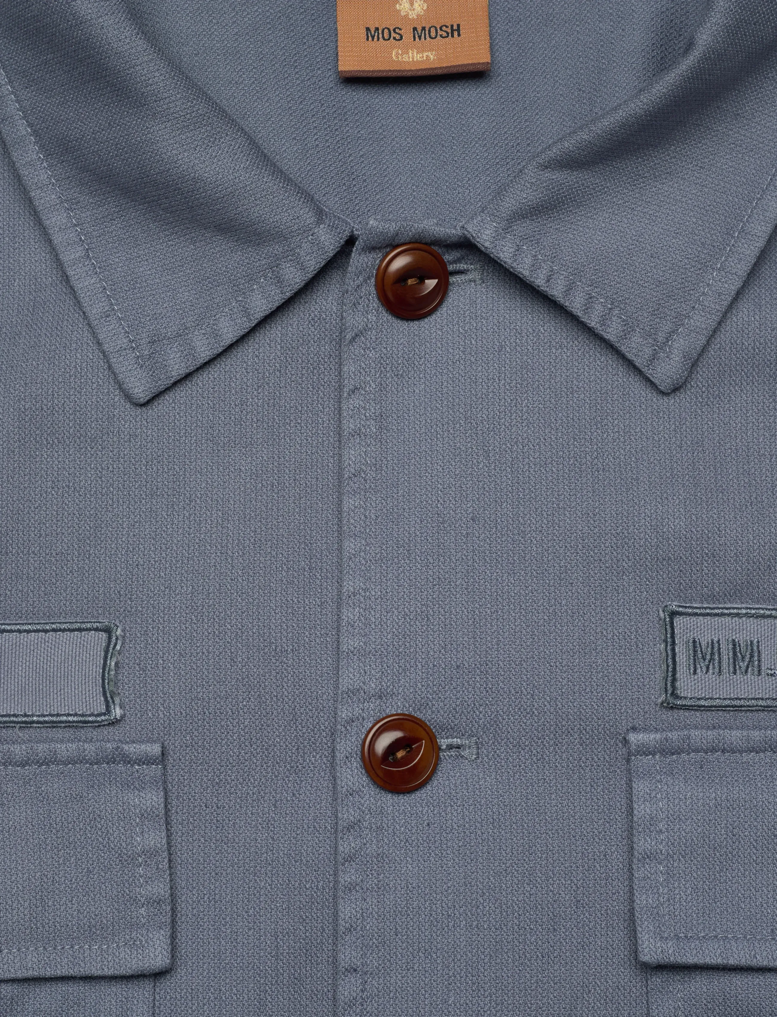 Mos Mosh Gallery - MMGMarcello Porro Uniform Overshirt - shop efter anledning - flint stone - 2