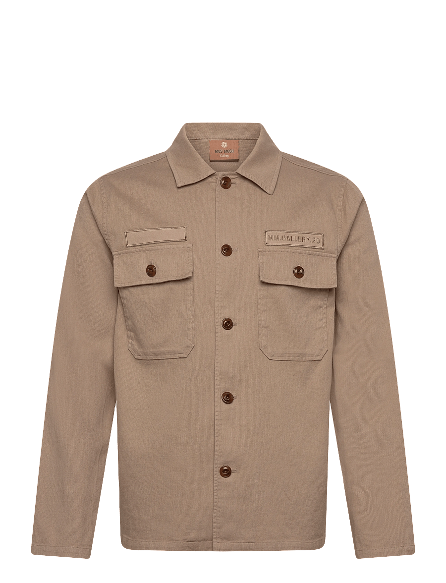 Mos Mosh Gallery - MMGMarcello Porro Uniform Overshirt - shop efter anledning - incense - 0