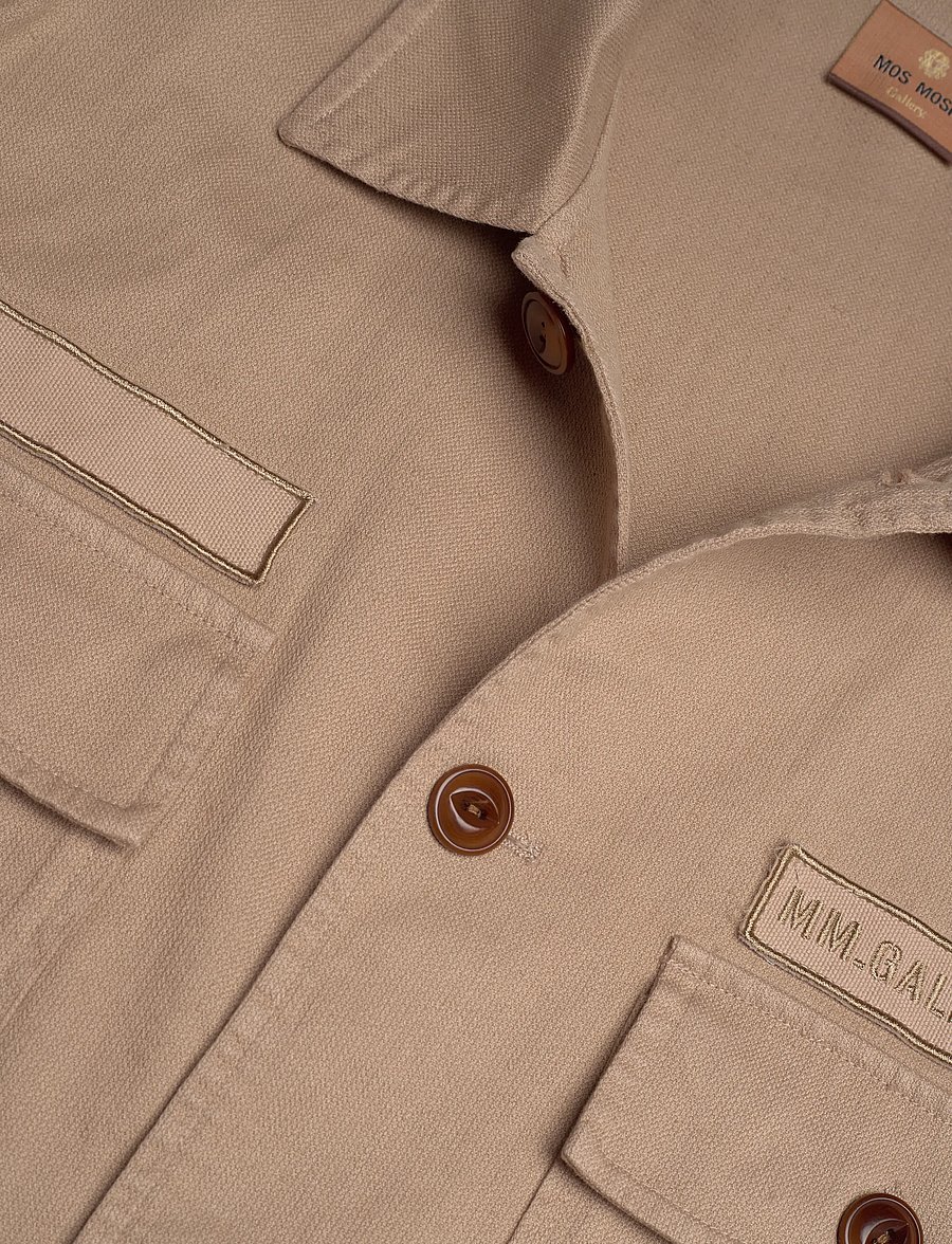 Mos Mosh Gallery - MMGMarcello Porro Uniform Overshirt - shop efter anledning - incense - 2