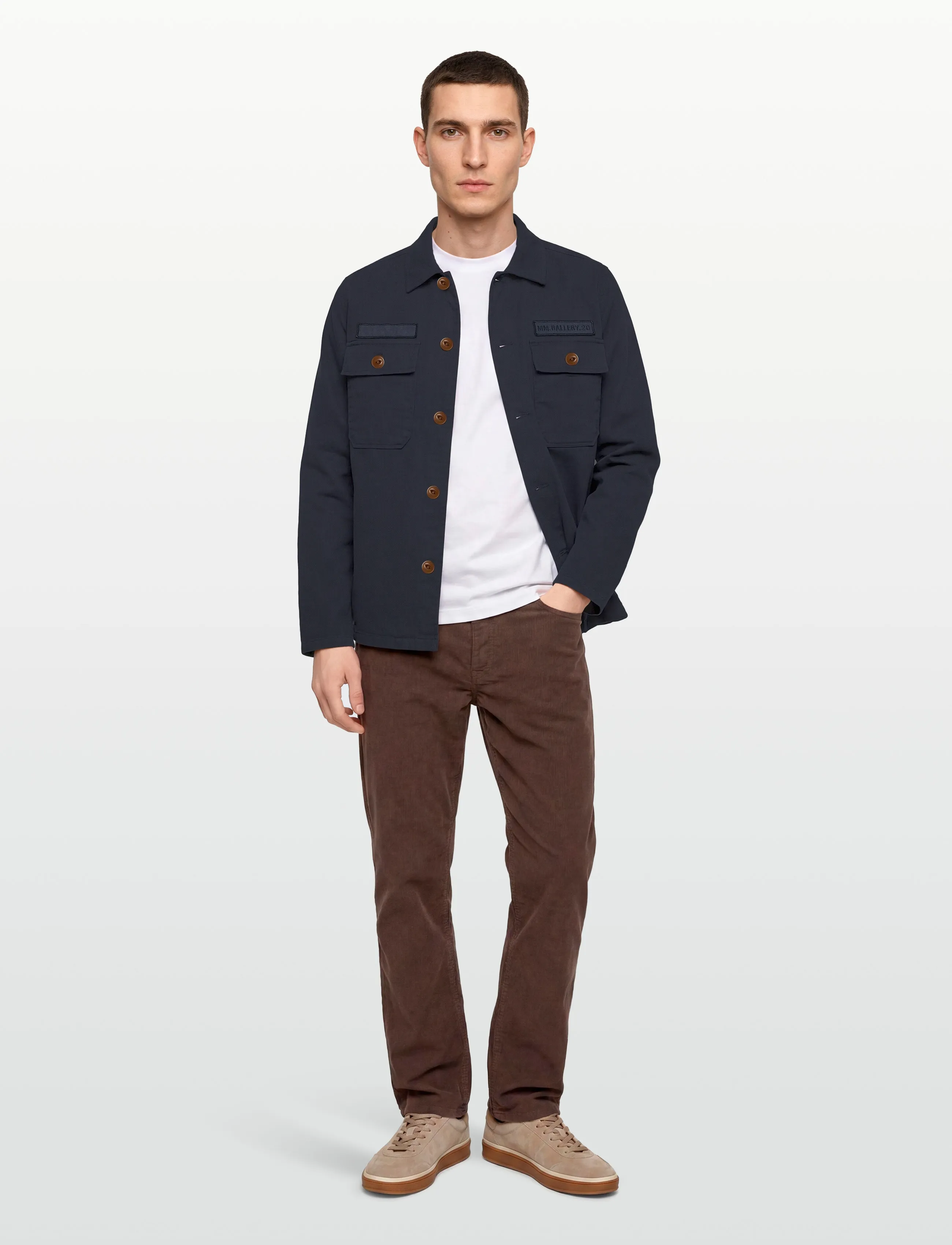 Mos Mosh Gallery MMGMarcello Porro Uniform Overshirt - Kläder - NAVY / navy