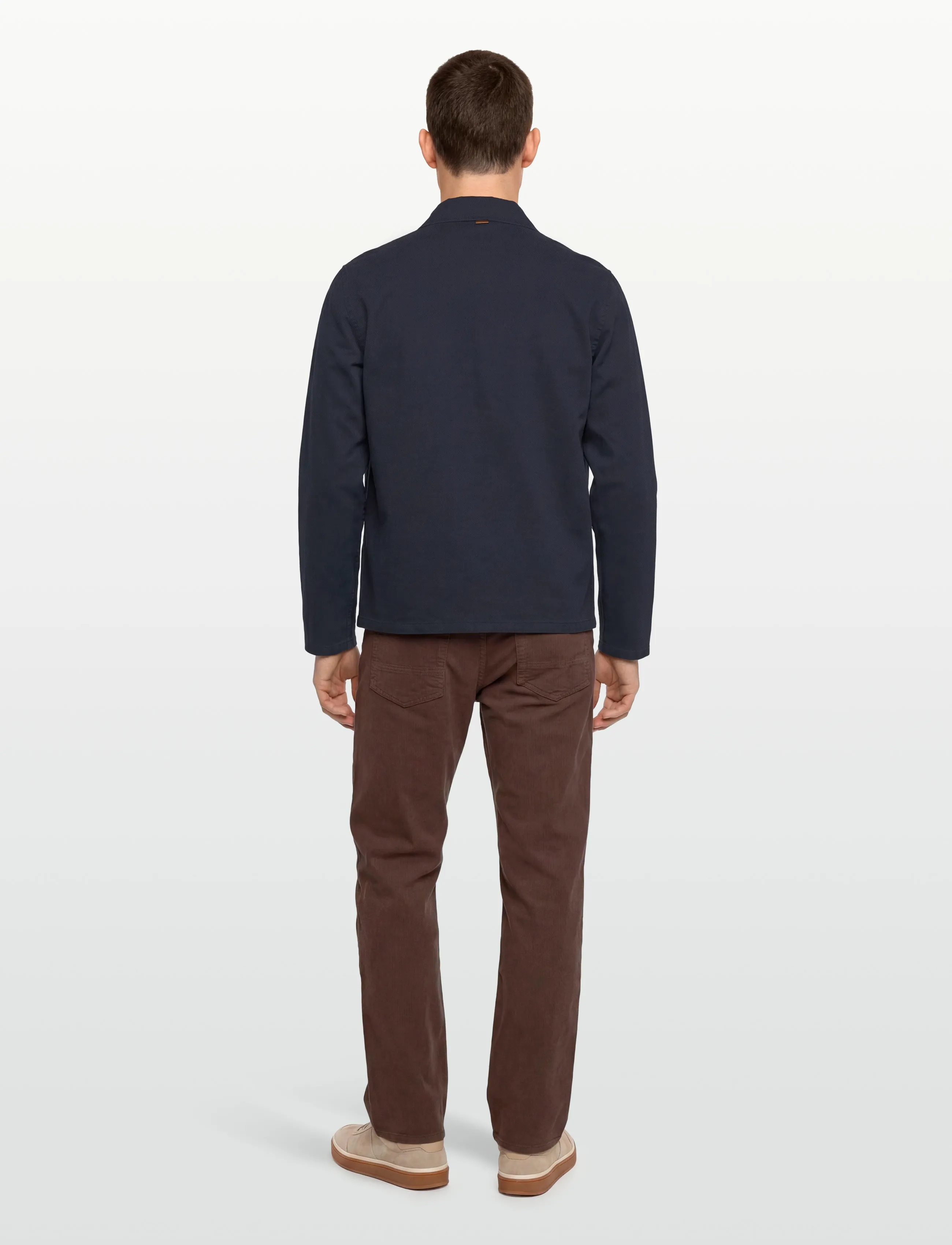 Mos Mosh Gallery - MMGMarcello Porro Uniform Overshirt - achetez selon l'occasion - navy - 4