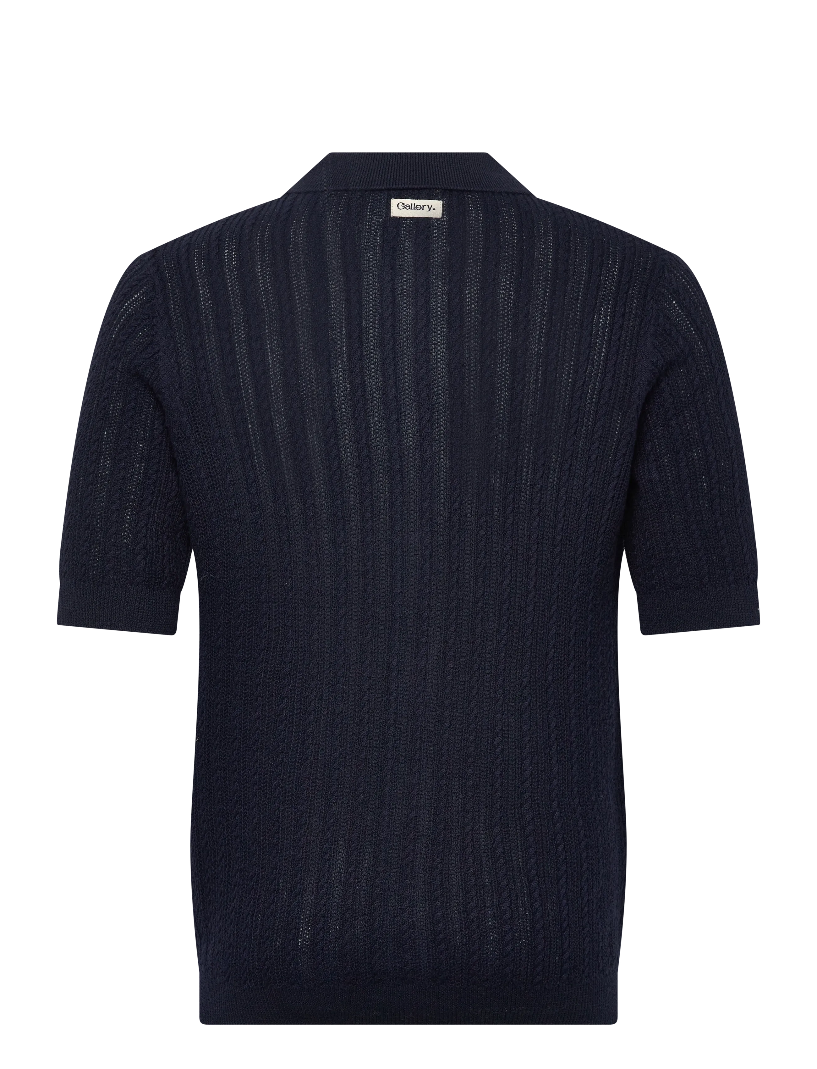 Mos Mosh Gallery - MMGDario Button SS Polo Knit - polos en tricot - estate blue - 2