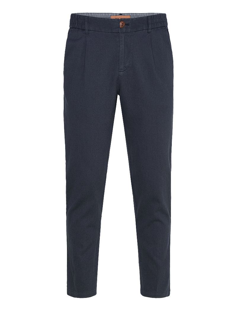 Mos Mosh Gallery - MMGBaldo Porro Pants - hørbukser - navy - 0