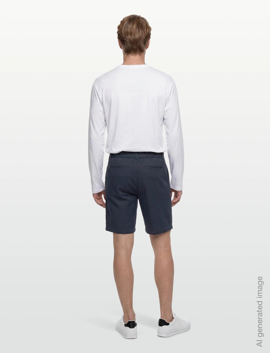 Mos Mosh Gallery - MMGBaldo Porro Shorts - linneshorts - navy - 4