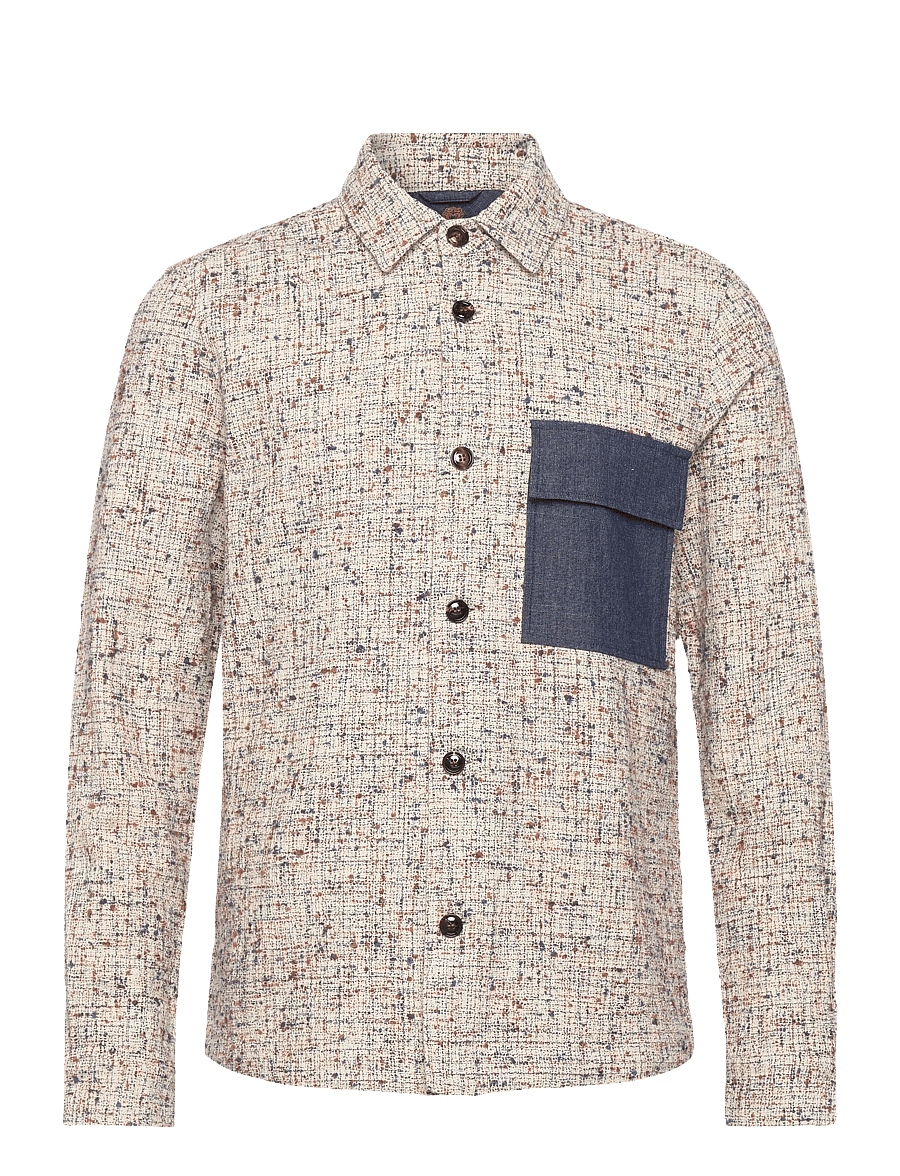 Mos Mosh Gallery - MMGWilson Nep Overshirt - nach anlass kaufen - ecru - 1