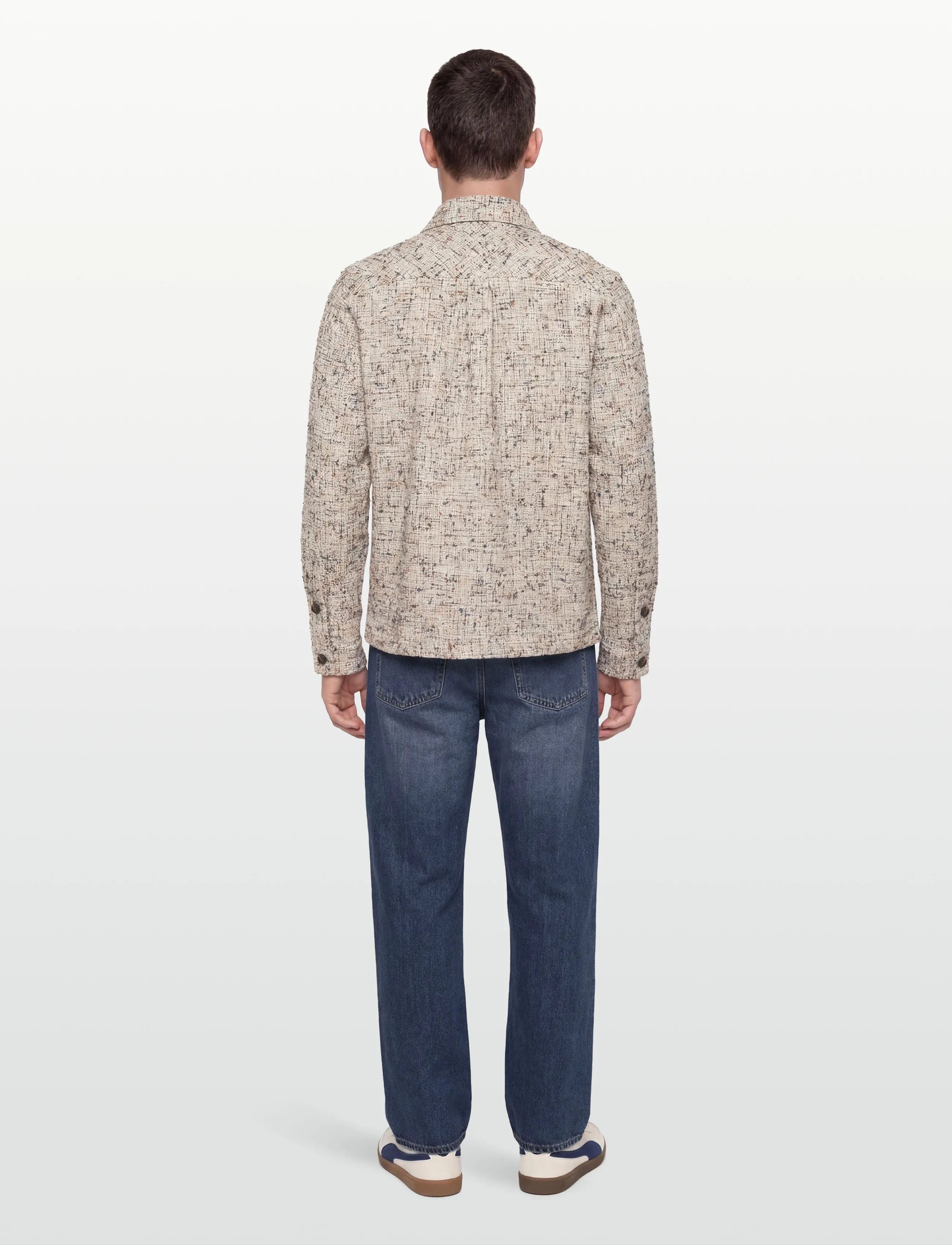 Mos Mosh Gallery - MMGWilson Nep Overshirt - shop by occasion - ecru - 4
