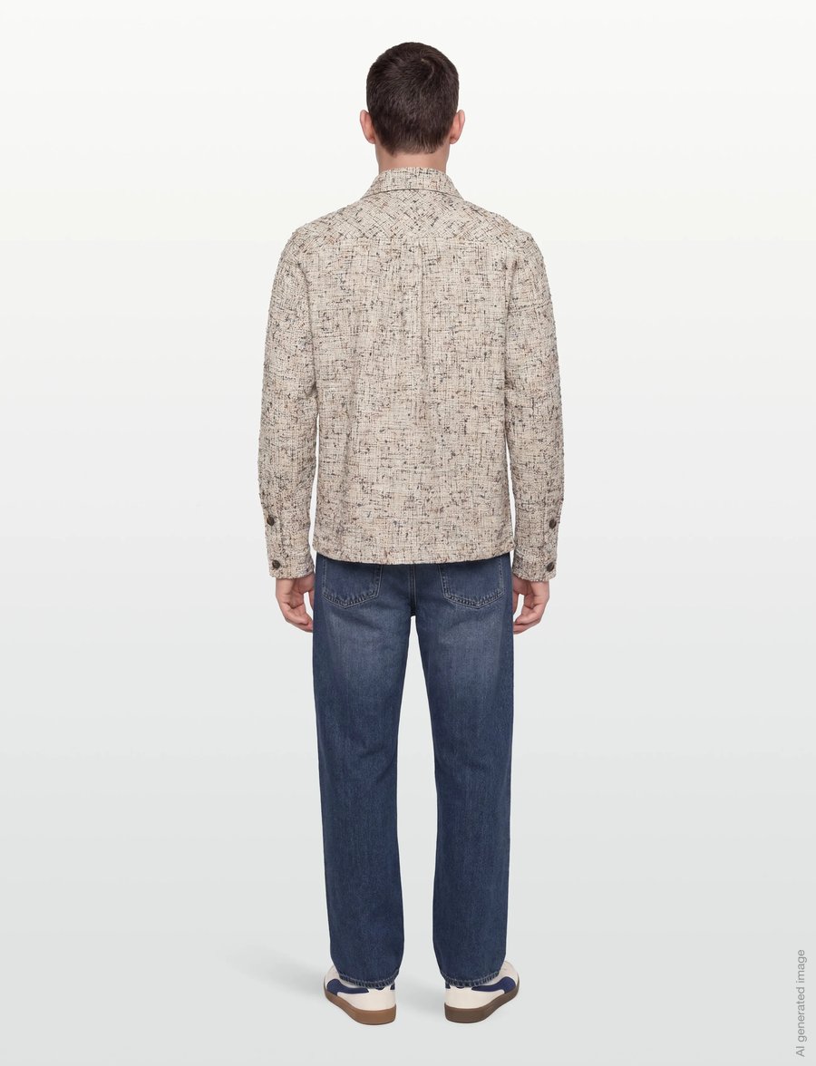 Mos Mosh Gallery - MMGWilson Nep Overshirt - nach anlass kaufen - ecru - 4