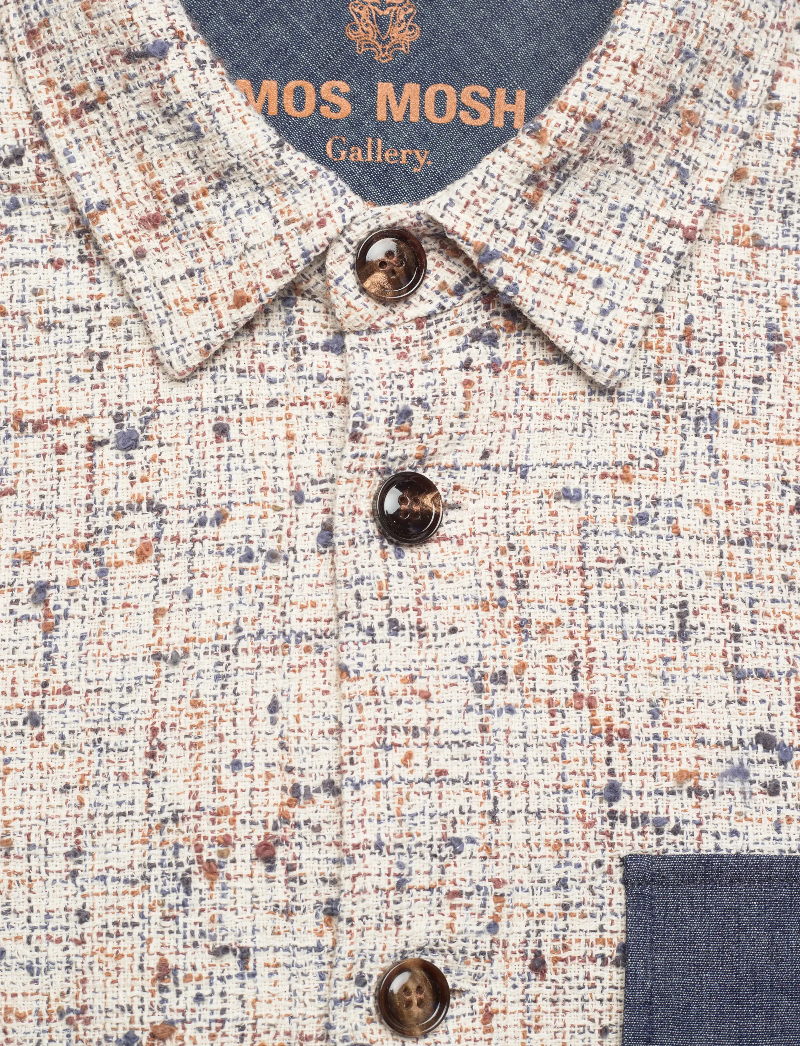 Mos Mosh Gallery - MMGWilson Nep Overshirt - shop by occasion - ecru - 5