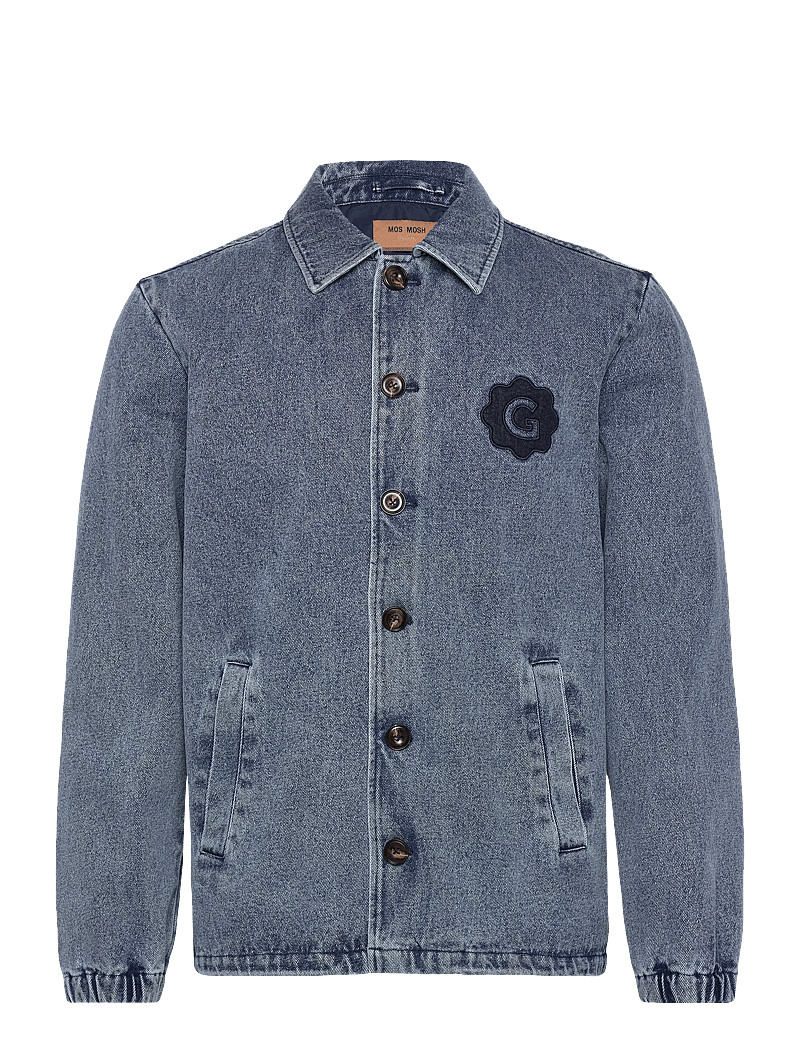 Mos Mosh Gallery - MMGPayton Denim Jacket - ofodrade jeansjackor - blue denim - 0