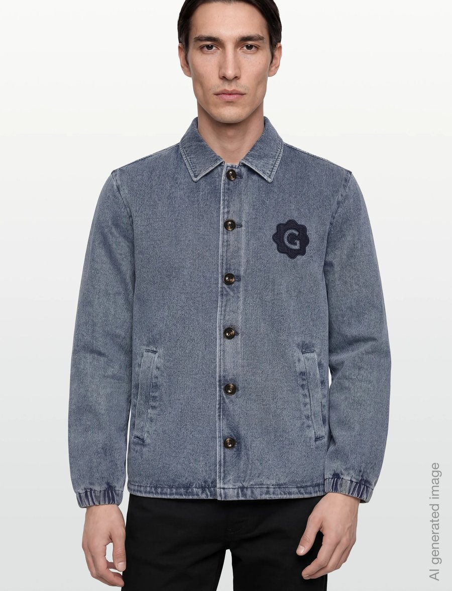 Mos Mosh Gallery - MMGPayton Denim Jacket - ungefütterte denimjacken - blue denim - 3