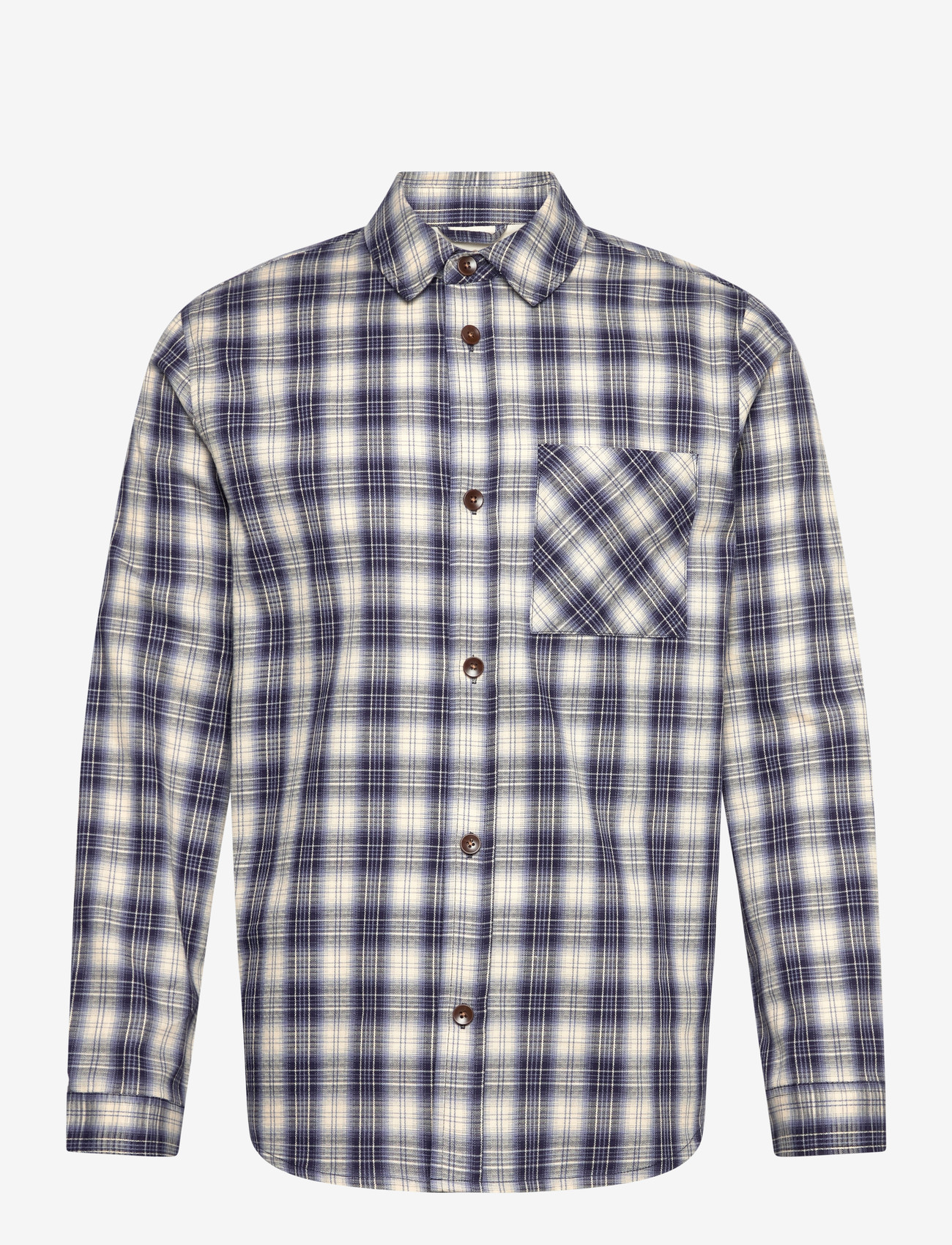 Mos Mosh Gallery - MMGDavid Spring Check Shirt - ternede skjorter - estate blue - 1