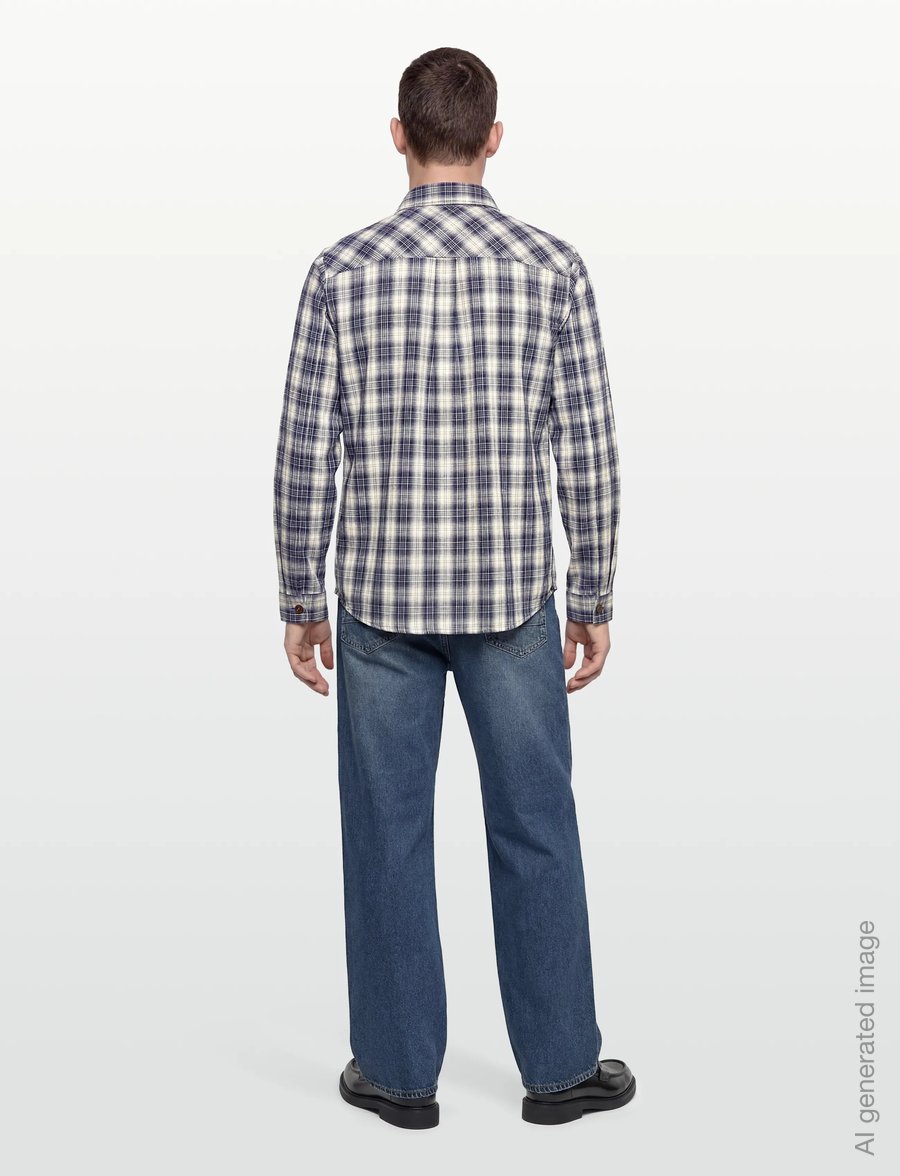 Mos Mosh Gallery - MMGDavid Spring Check Shirt - ruutupaidat - estate blue - 4