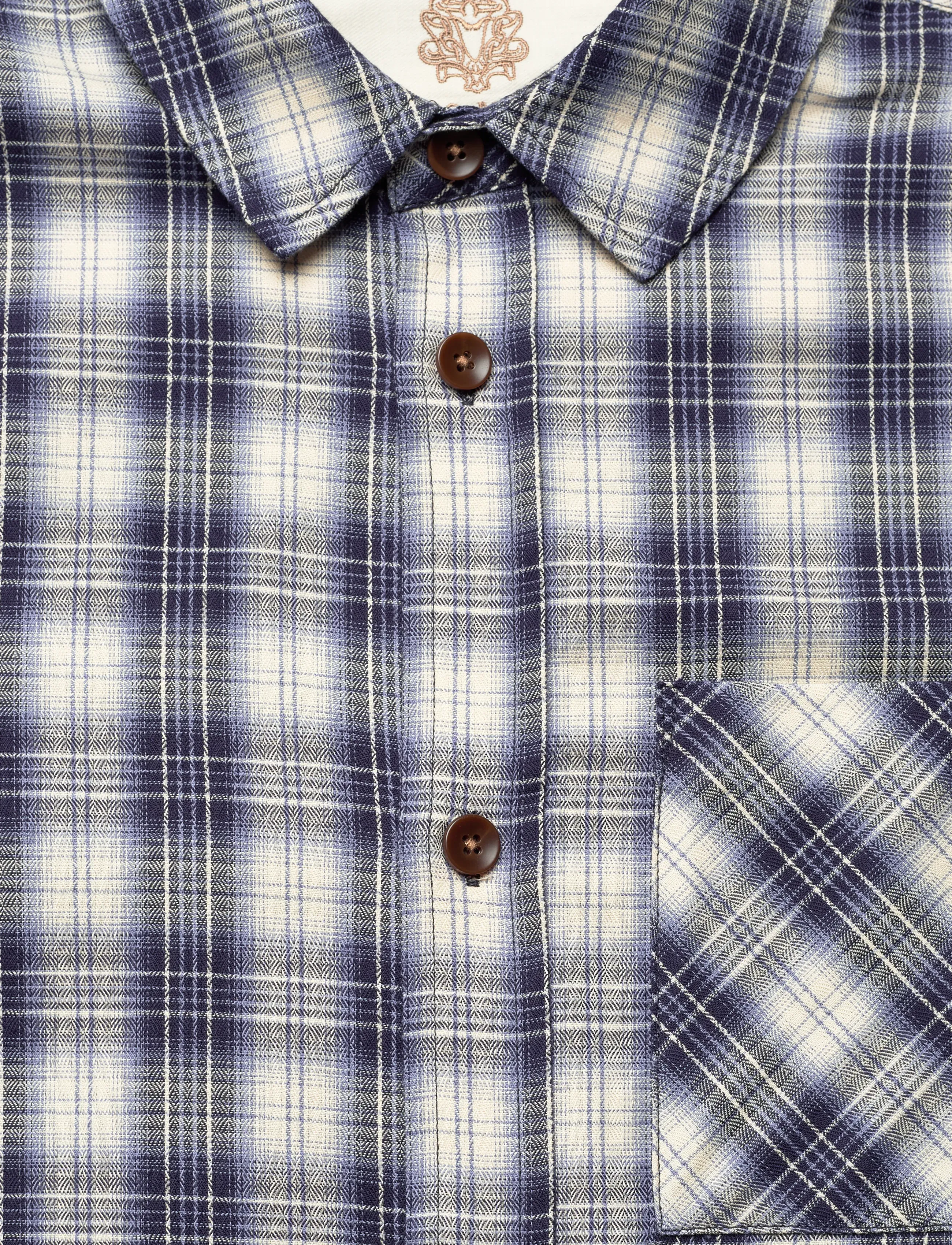Mos Mosh Gallery - MMGDavid Spring Check Shirt - karierte hemden - estate blue - 5