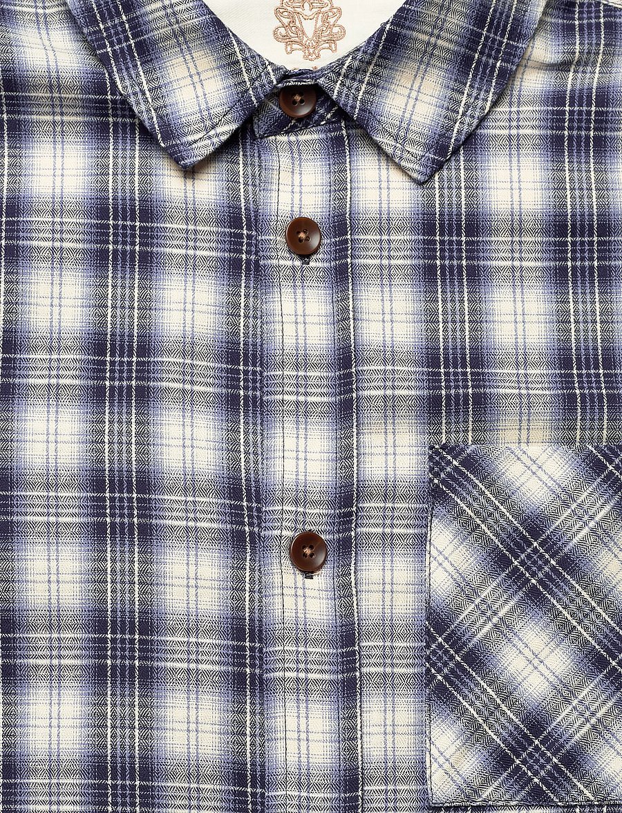 Mos Mosh Gallery - MMGDavid Spring Check Shirt - ruutupaidat - estate blue - 5