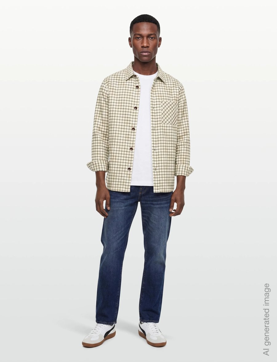 Mos Mosh Gallery - MMGDavid Spring Check Shirt - ternede skjorter - watercress - 0