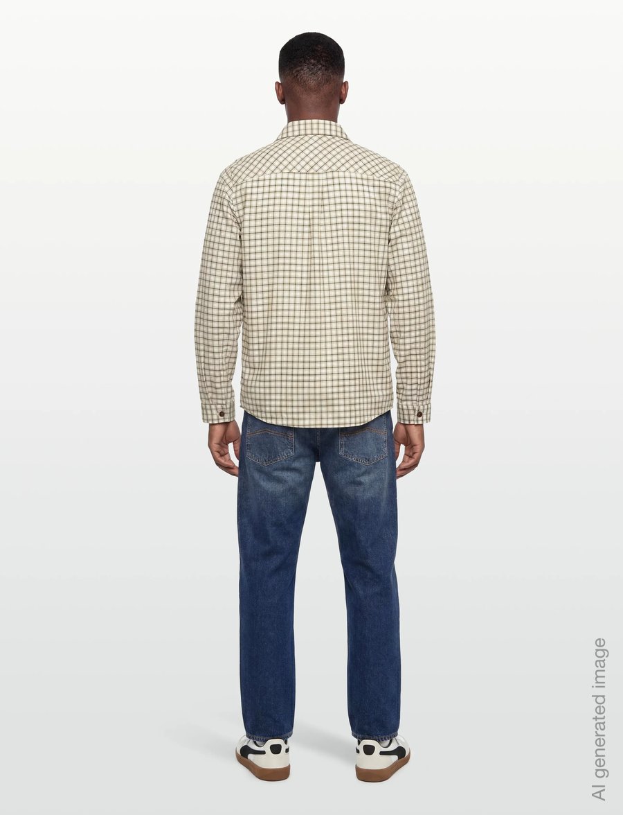 Mos Mosh Gallery - MMGDavid Spring Check Shirt - ternede skjorter - watercress - 4