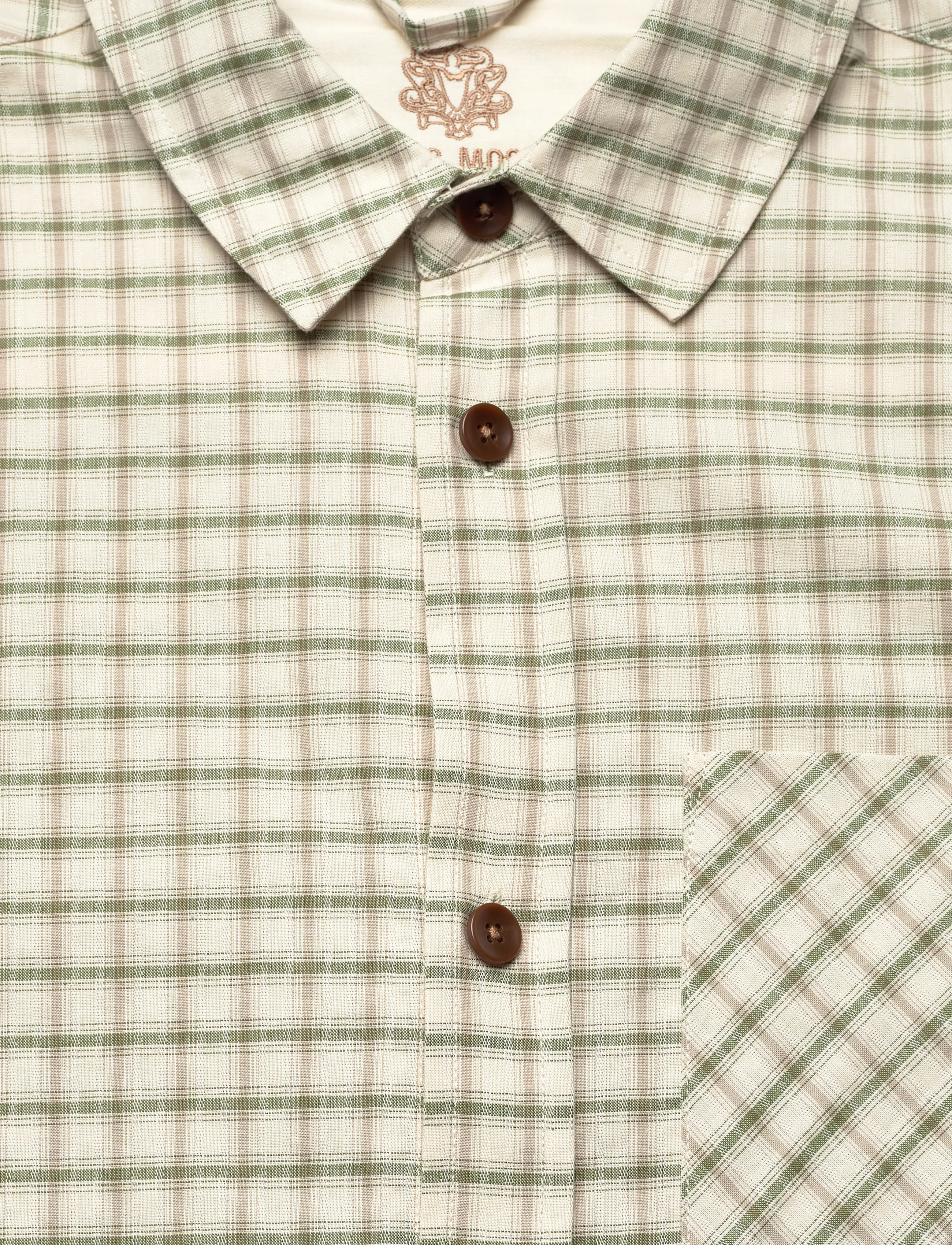 Mos Mosh Gallery - MMGDavid Spring Check Shirt - ruudulised särgid - watercress - 5