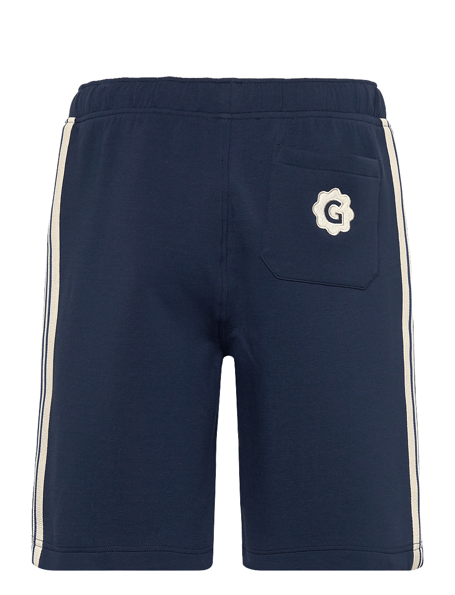 Mos Mosh Gallery - MMGBridge Zip Shorts - mjúkar stuttbuxur - navy - 2