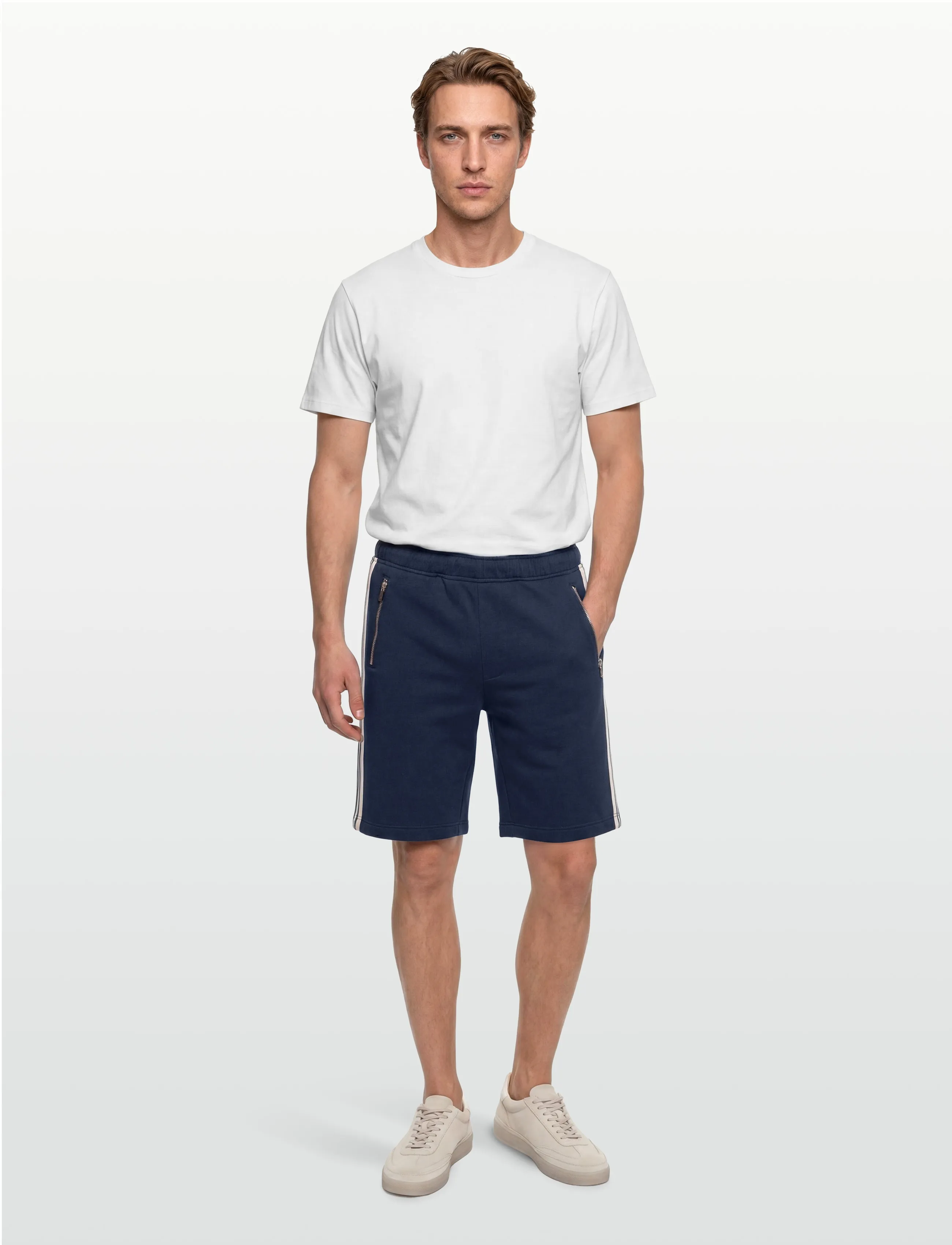 Mos Mosh Gallery MMGBridge Zip Shorts - Shop by style - NAVY / navy
