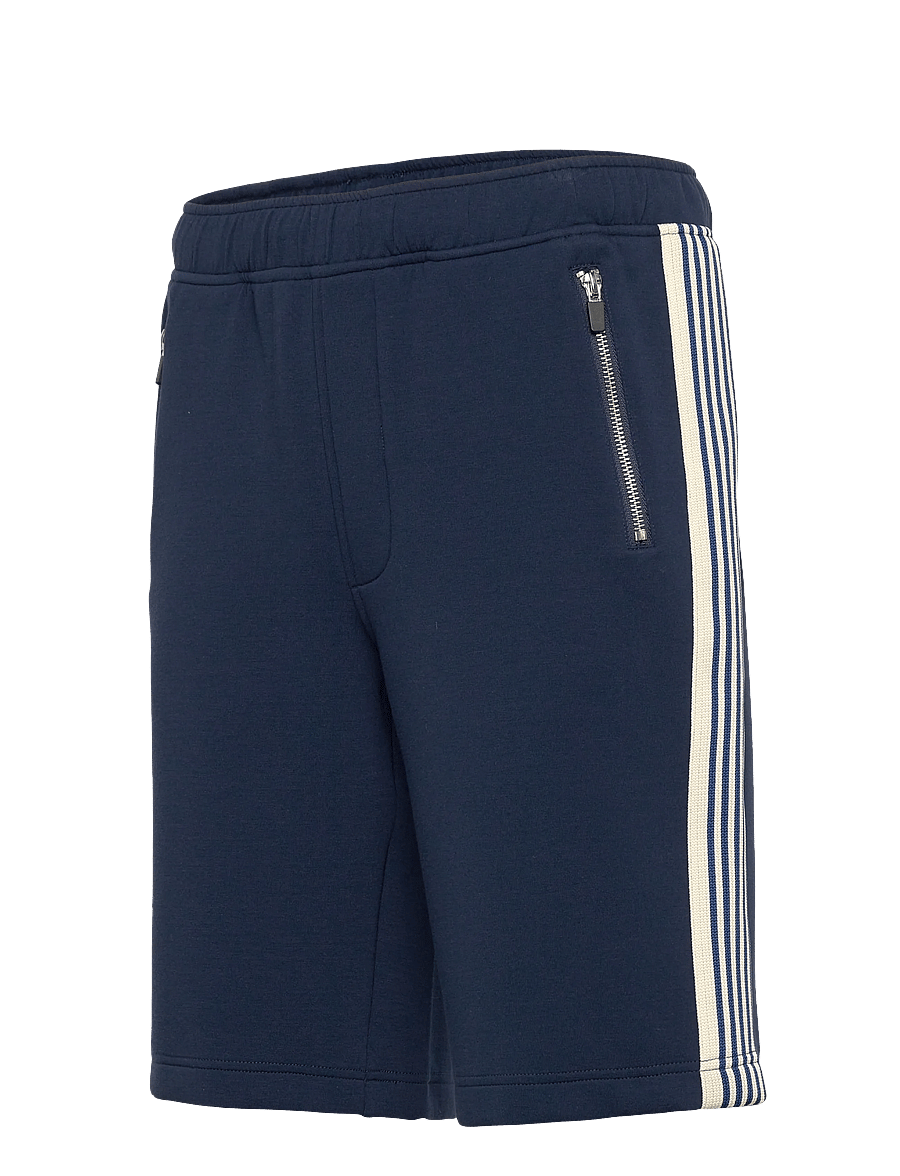Mos Mosh Gallery - MMGBridge Zip Shorts - mjúkar stuttbuxur - navy - 3