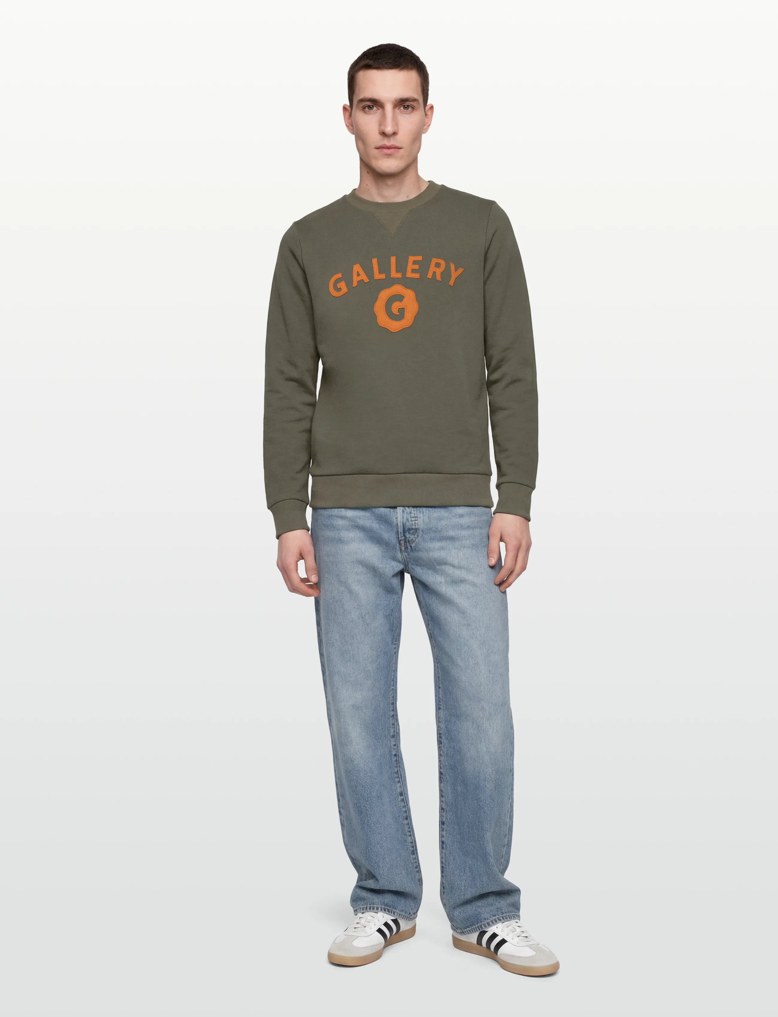 Mos Mosh Gallery MMGBridge Sweat - Scandinavian - GRAPE LEAF / khaki/green