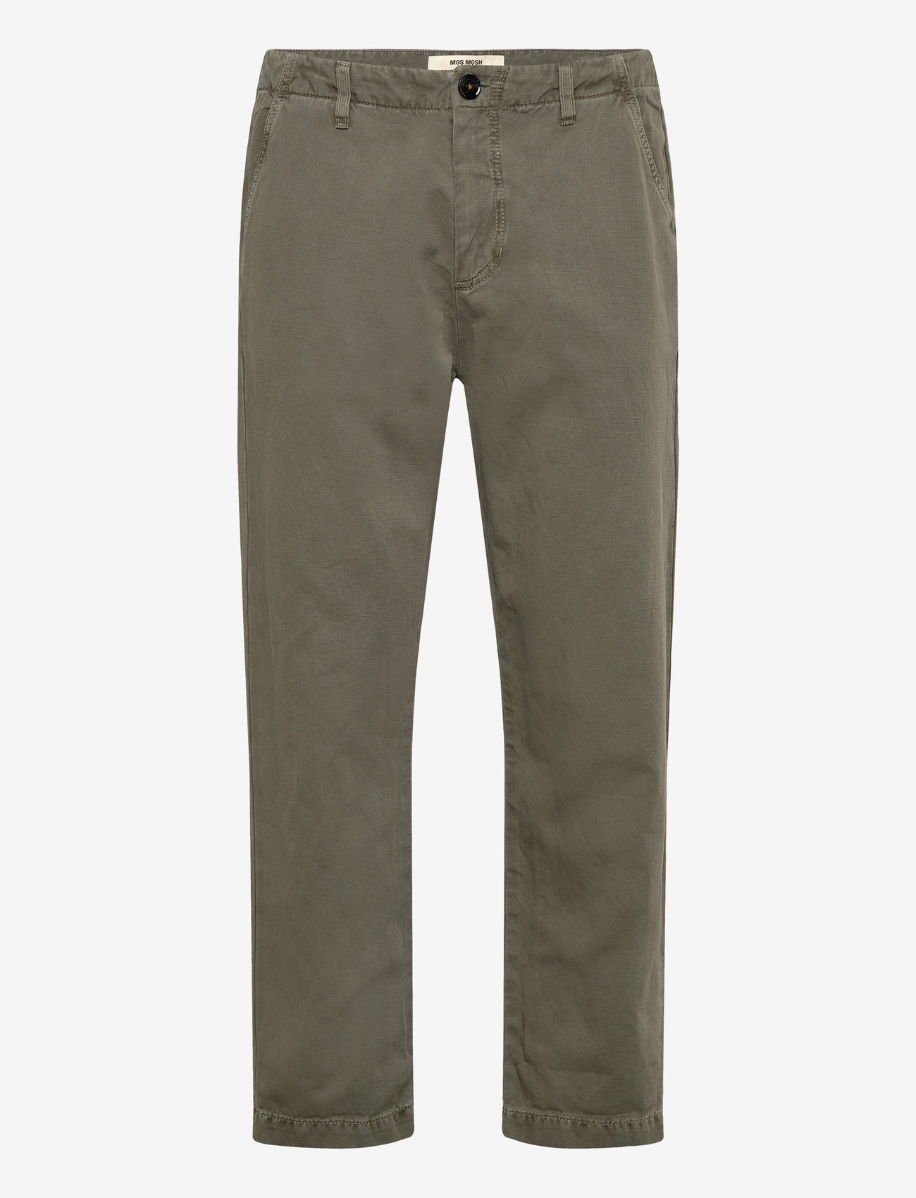 Mos Mosh Gallery - MMGJesper Pant - lininės kelnės - grape leaf - 1