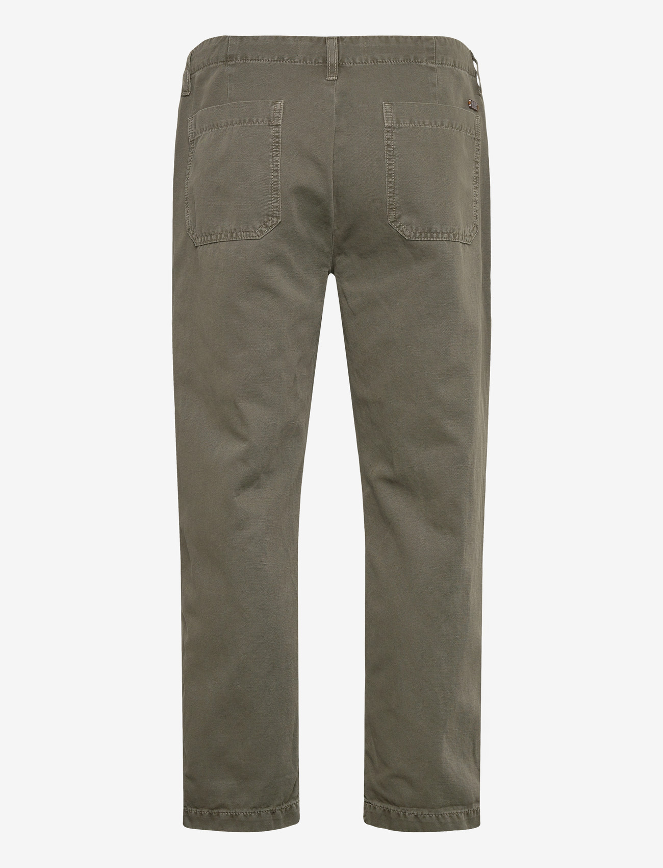 Mos Mosh Gallery - MMGJesper Pant - lininės kelnės - grape leaf - 2