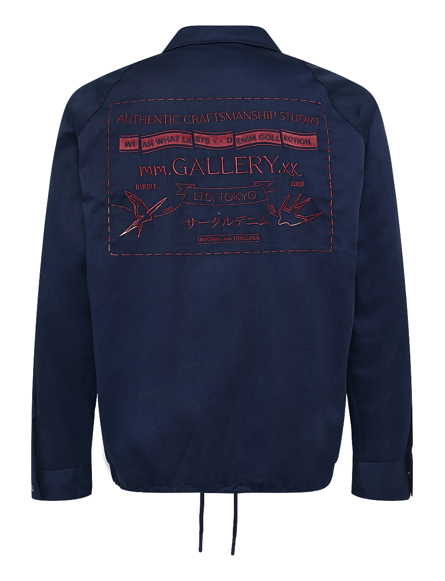 Mos Mosh Gallery - MMGStudio Coach Jacket - kevadjoped - indigo blue - 2