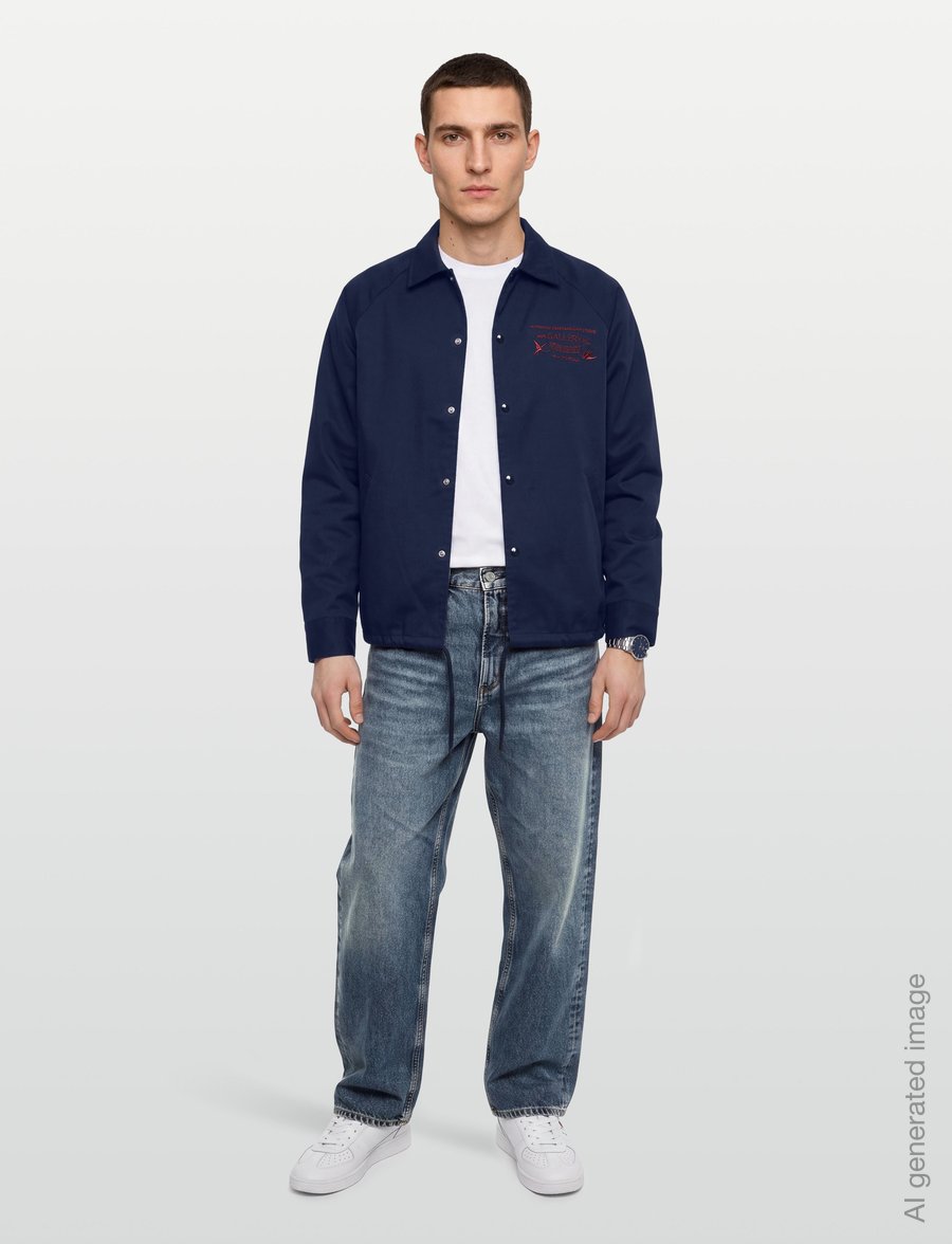 Mos Mosh Gallery - MMGStudio Coach Jacket - kevadjoped - indigo blue - 0