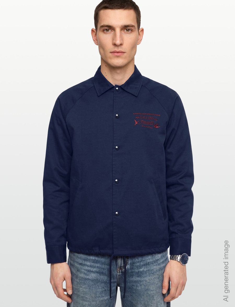 Mos Mosh Gallery - MMGStudio Coach Jacket - kevadjoped - indigo blue - 3