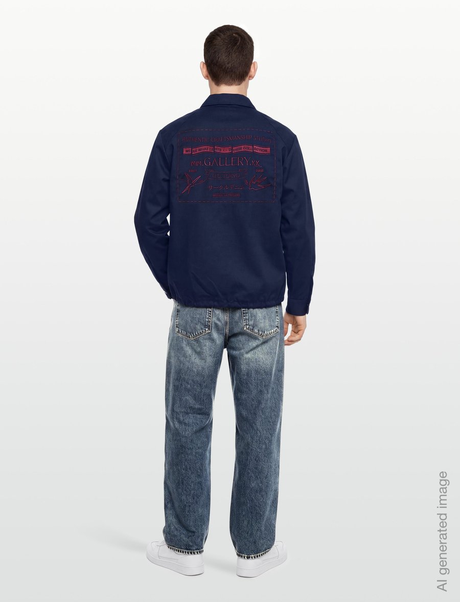 Mos Mosh Gallery - MMGStudio Coach Jacket - kevadjoped - indigo blue - 4