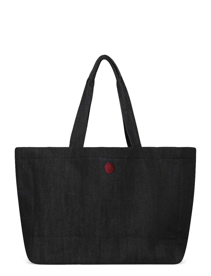 Mos Mosh Gallery - MMGGallery Circle Denim Tote Bag - shoppa efter tillfälle - indigo blue - 1