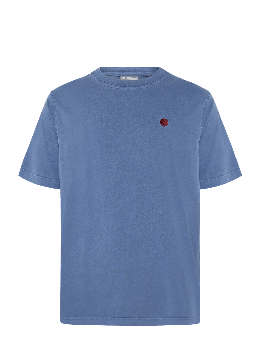 Mos Mosh Gallery - MMGVinni Vintage O-SS Tee - kurzärmelige t-shirts - bering sea - 0