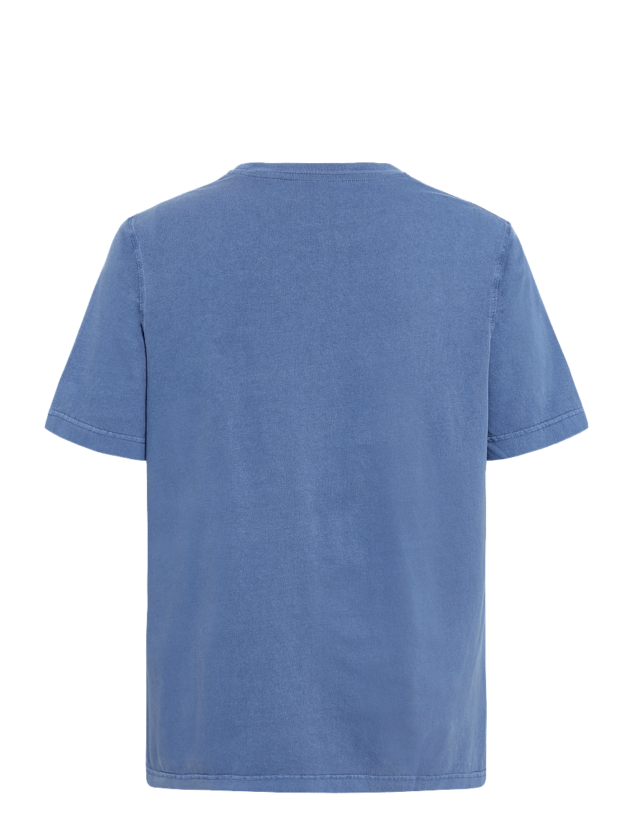 Mos Mosh Gallery - MMGVinni Vintage O-SS Tee - kurzärmelige t-shirts - bering sea - 1