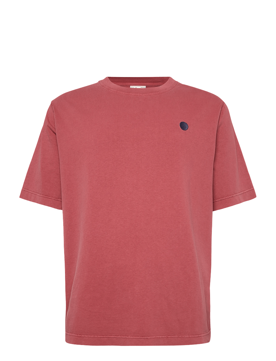 Mos Mosh Gallery - MMGVinni Vintage O-SS Tee - kurzärmelige t-shirts - burnt russet - 0