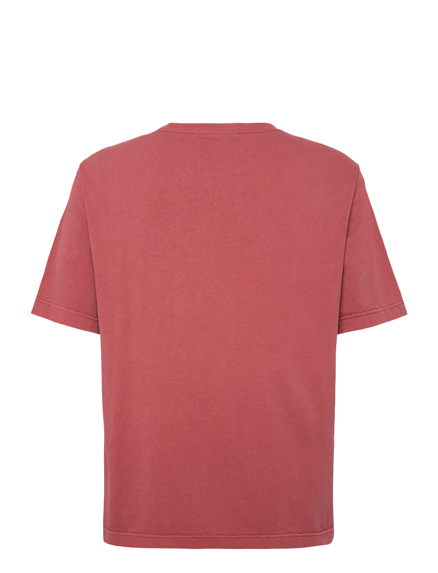 Mos Mosh Gallery - MMGVinni Vintage O-SS Tee - kurzärmelige t-shirts - burnt russet - 1