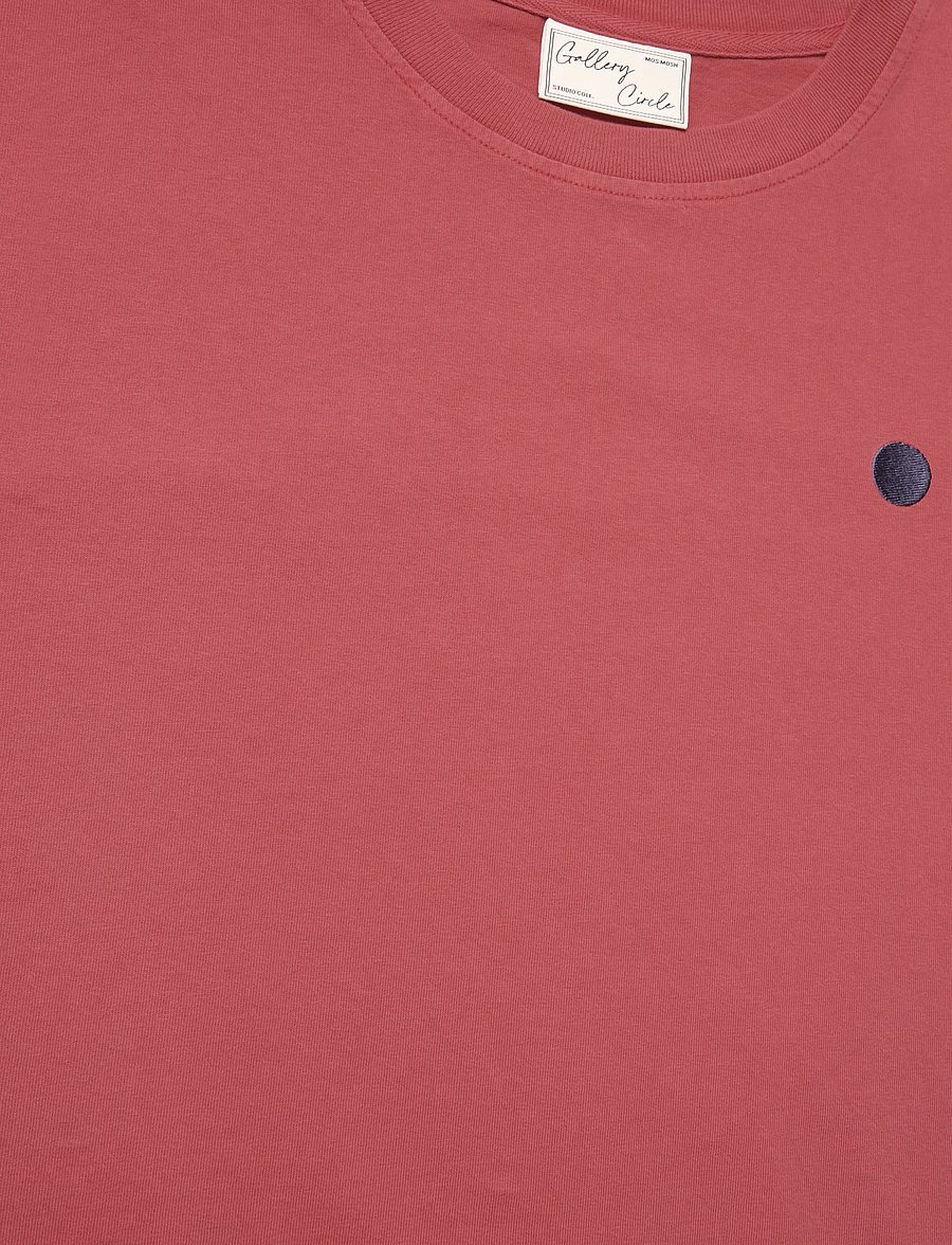Mos Mosh Gallery - MMGVinni Vintage O-SS Tee - kurzärmelige t-shirts - burnt russet - 2