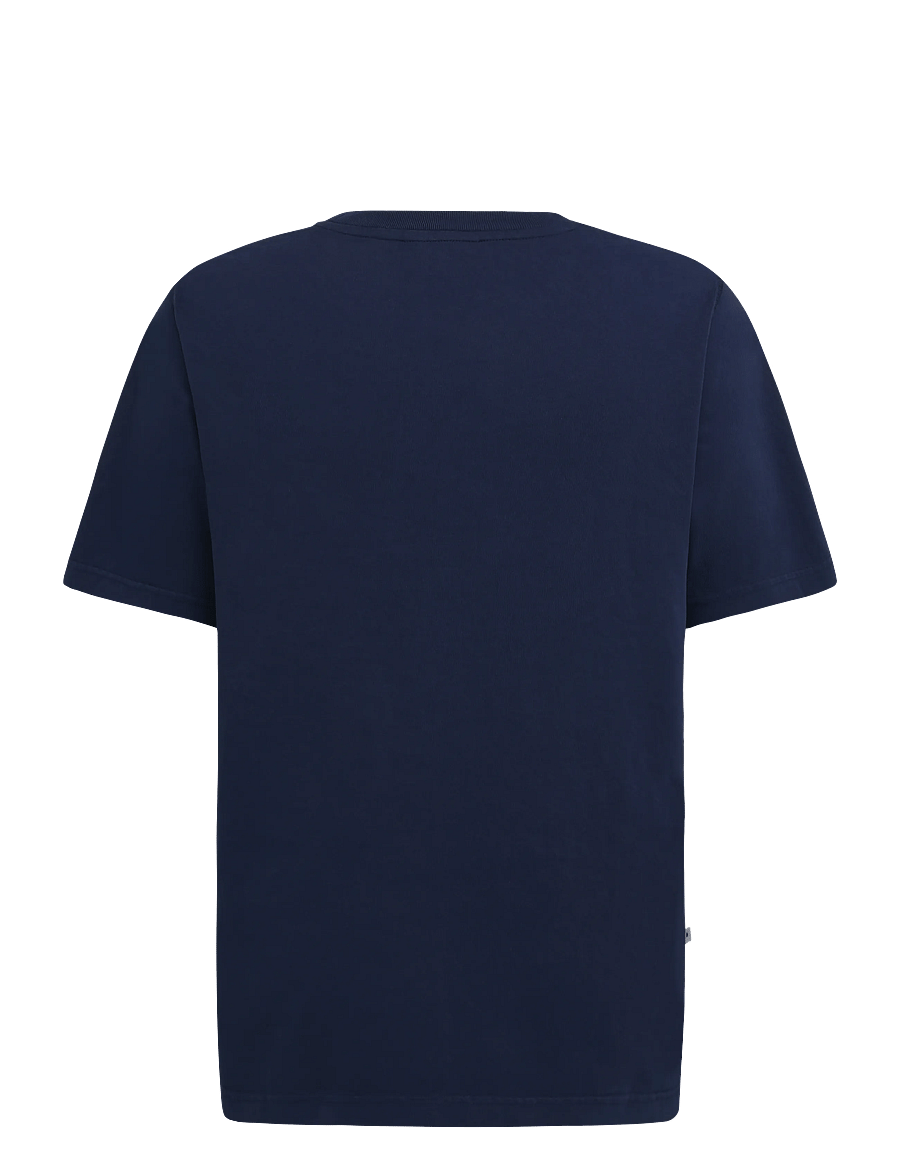 Mos Mosh Gallery - MMGVinni Vintage O-SS Tee - kortærmede t-shirts - indigo blue - 1