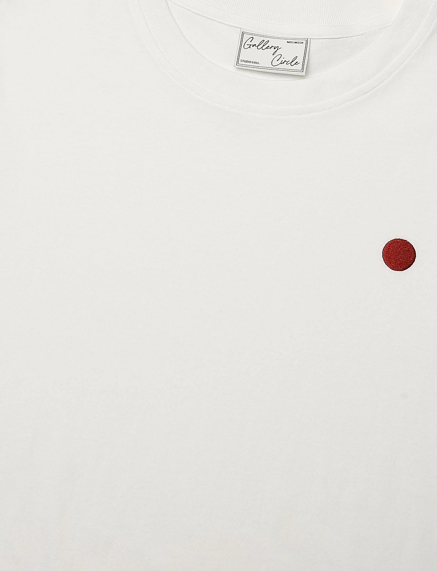Mos Mosh Gallery - MMGVinni Vintage O-SS Tee - lühikeste varrukatega t-särgid - white - 2