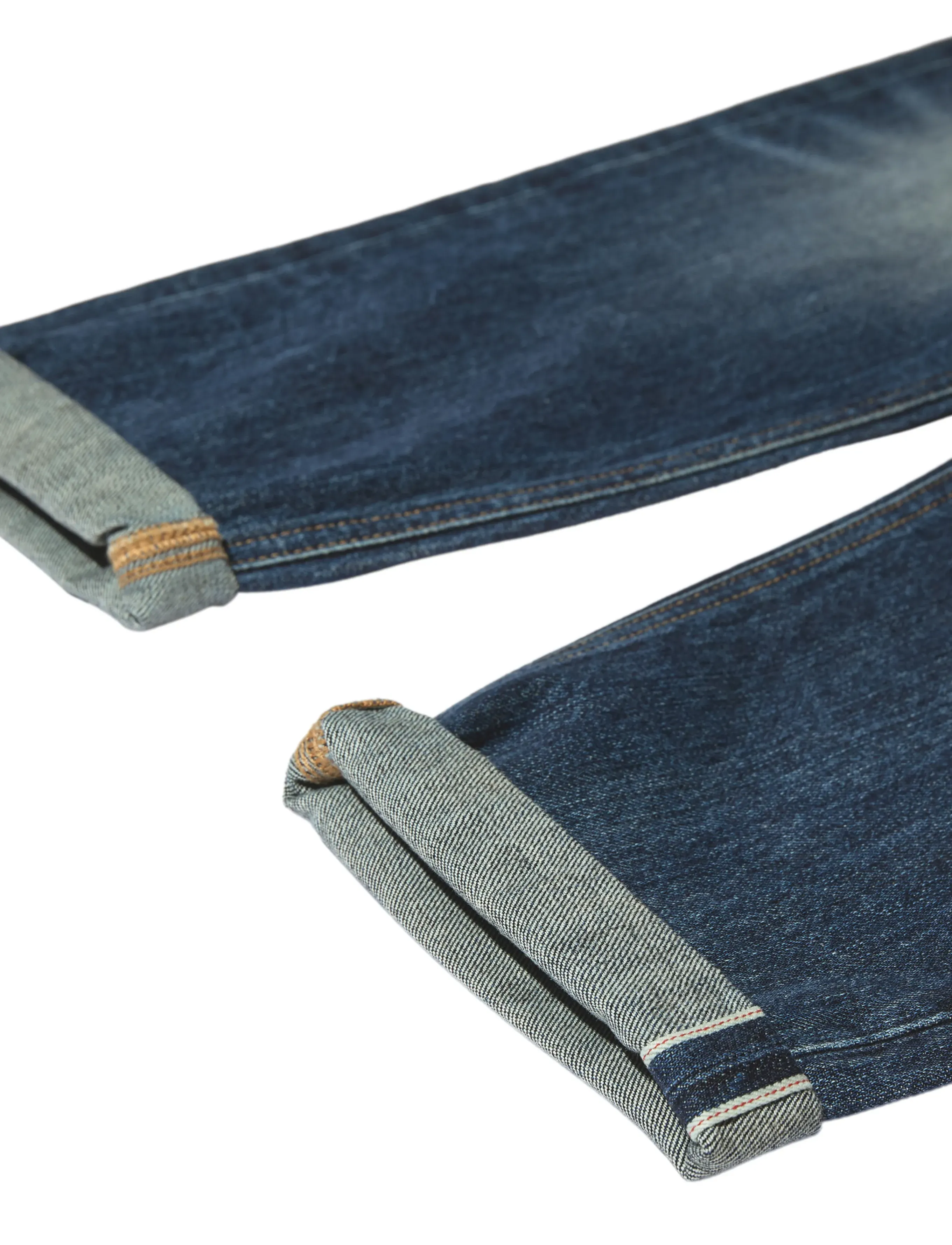 Mos Mosh Gallery - MMGAndrew Milano Selvedge Jeans - alt kitsenevad teksad - blue denim - 3