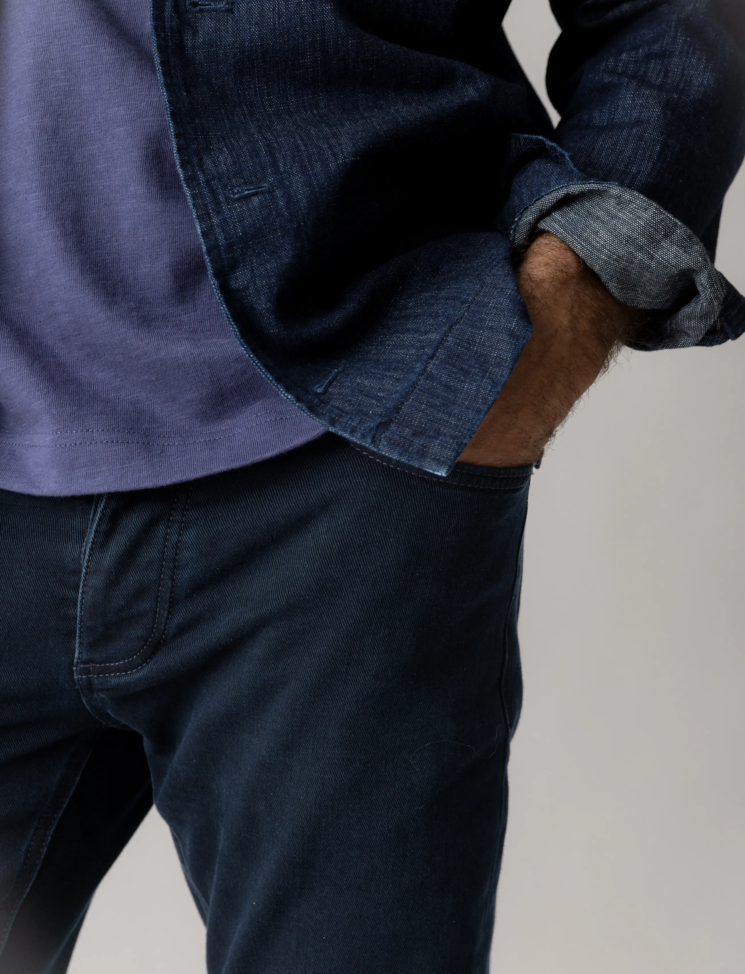 Mos Mosh Gallery Mmgandrew Blue Black Jeans herr – bild 2