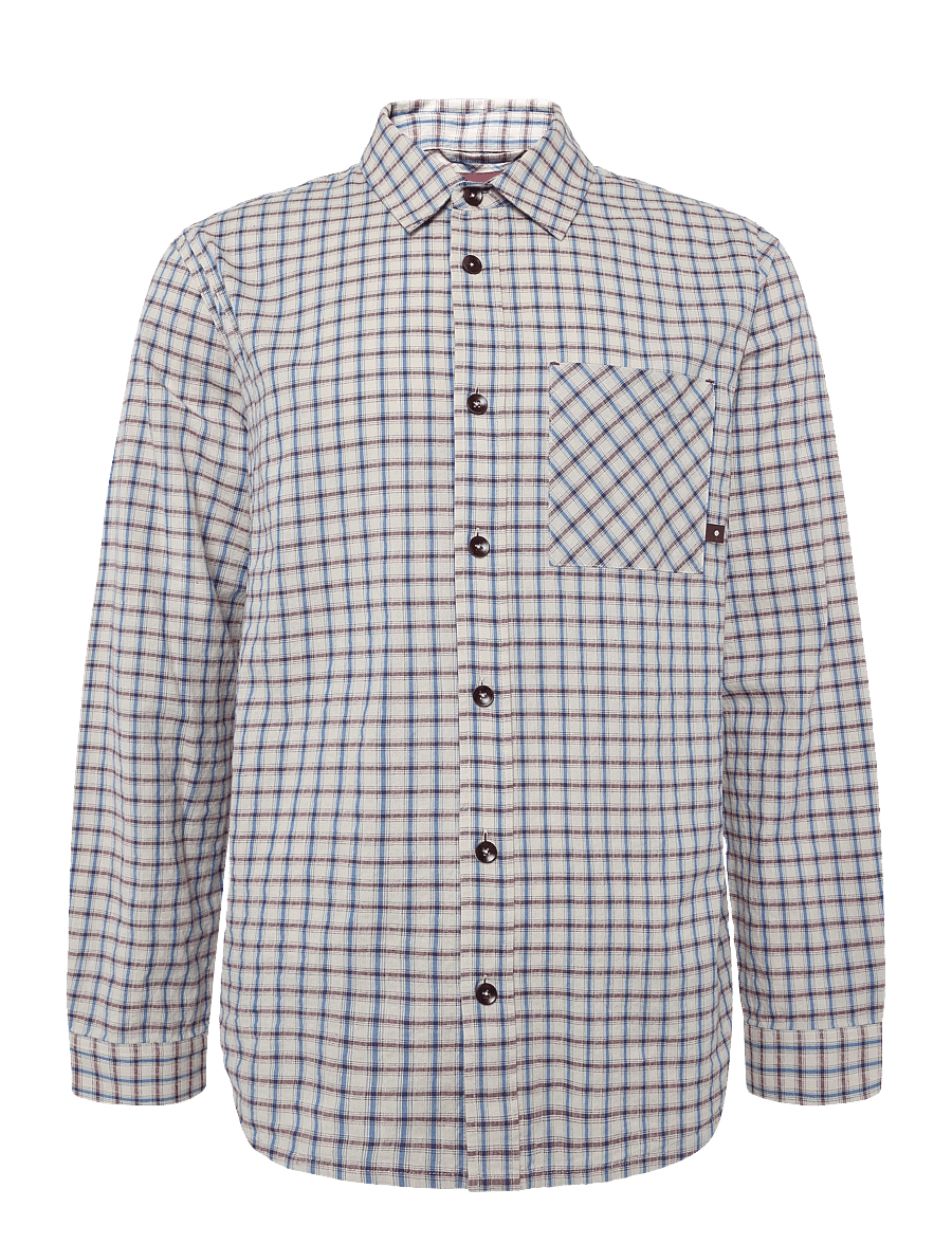 Mos Mosh Gallery - MMGDavid Spring Check Shirt - checkered shirts - ecru - 0