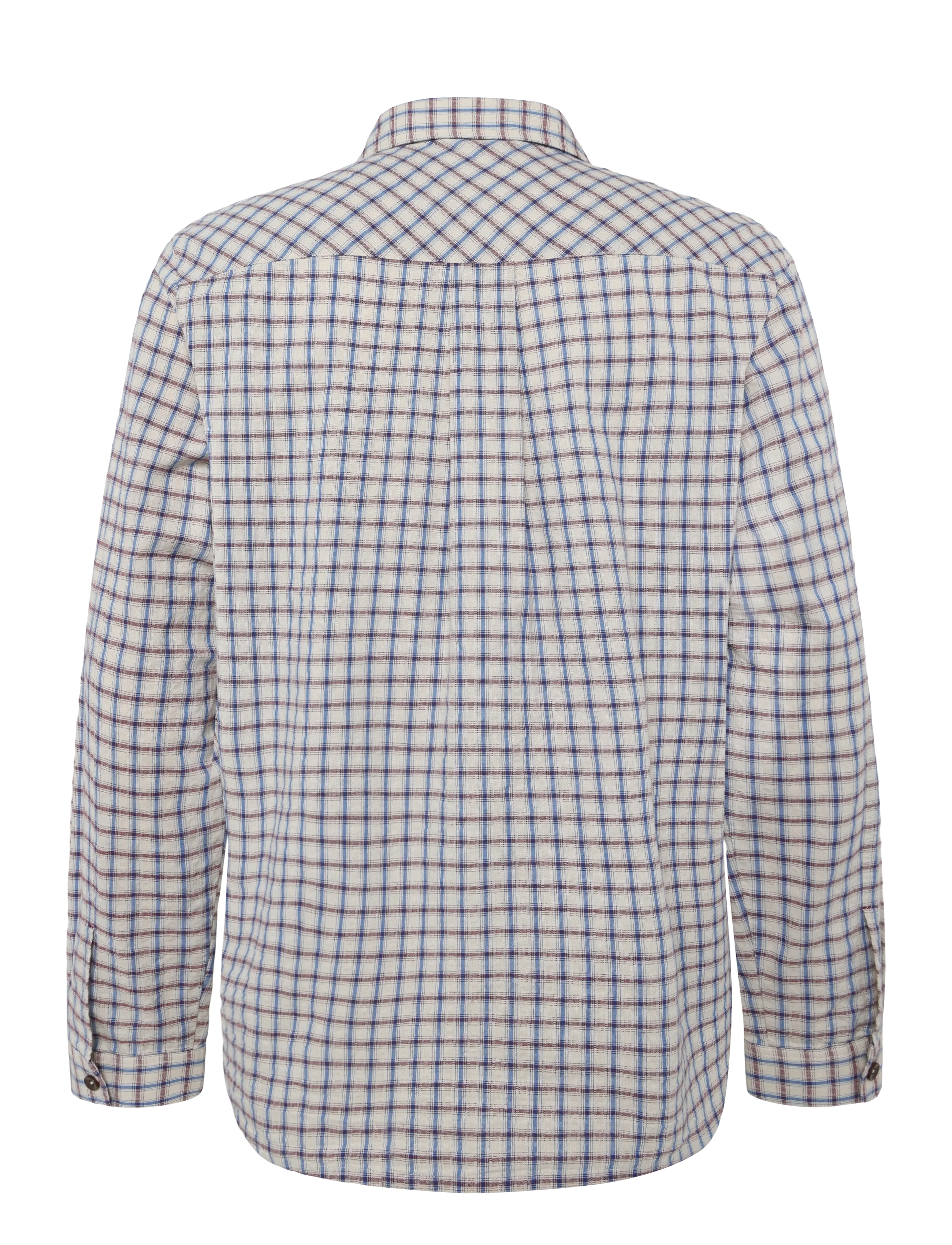 Mos Mosh Gallery - MMGDavid Spring Check Shirt - checkered shirts - ecru - 1