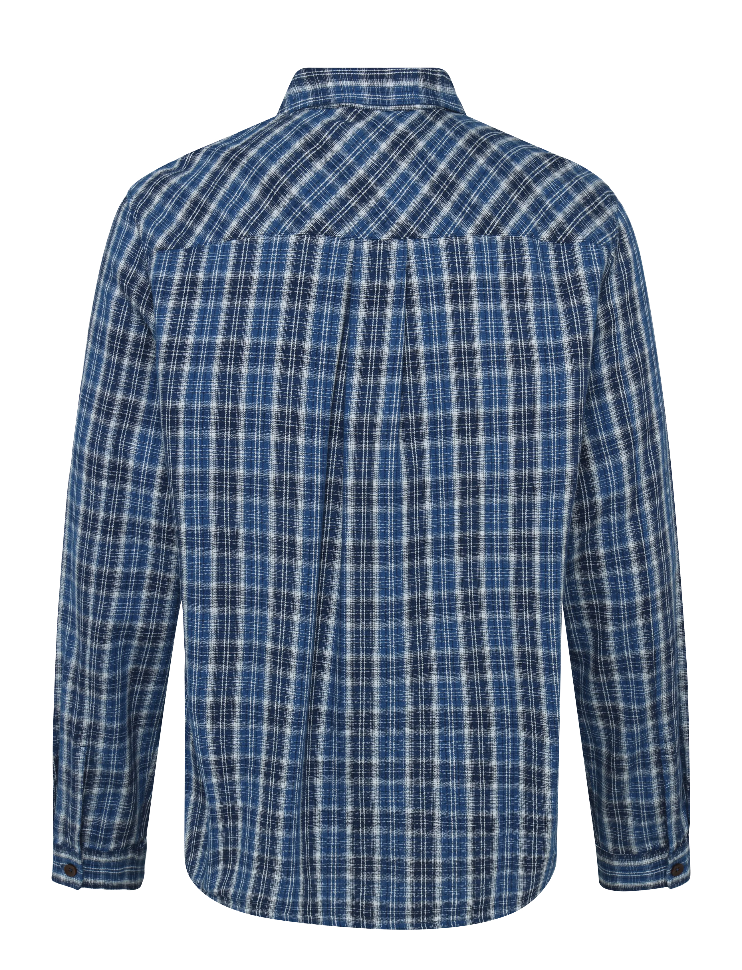 Mos Mosh Gallery - MMGDavid Spring Check Shirt - indigo blue - 1