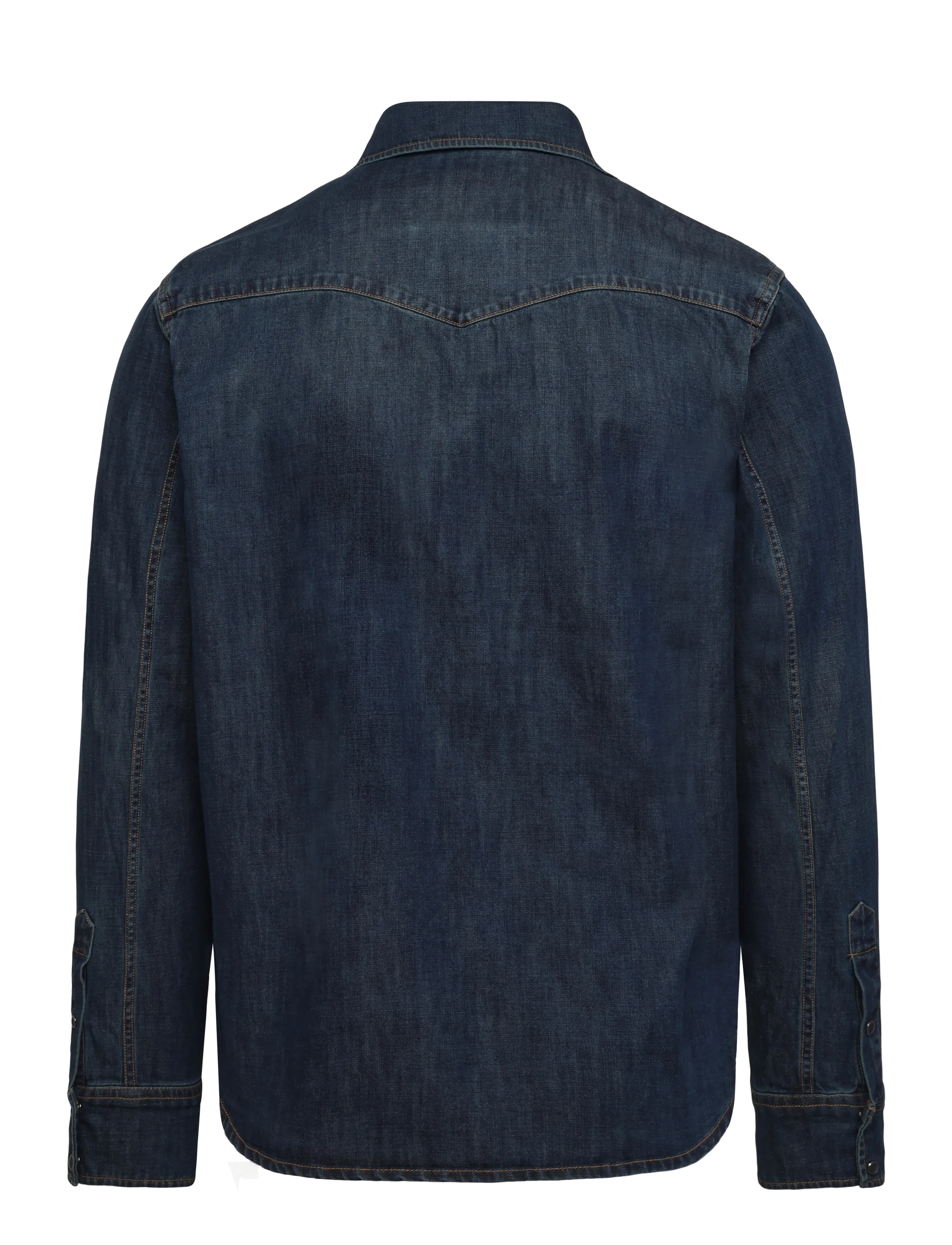 Mos Mosh Gallery - MMGDavid Snap Denim Shirt - dark blue denim - 1