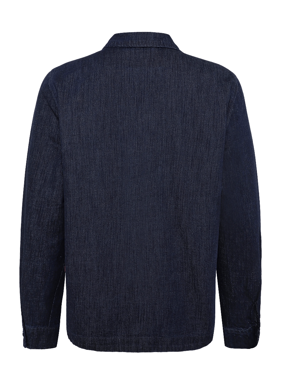 Mos Mosh Gallery - MMGMarcello Chambray Overshirt - indigo blue - 1
