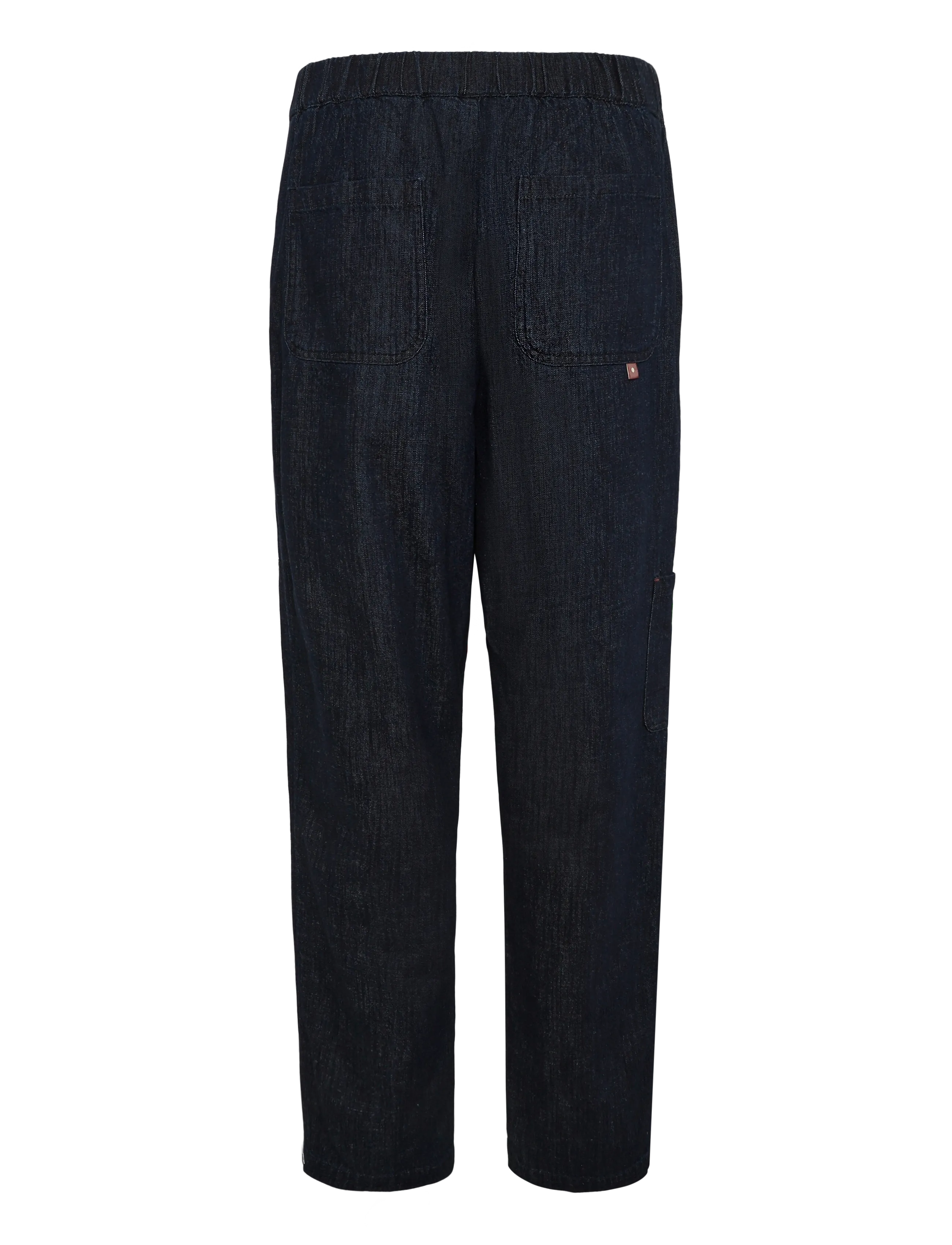 Mos Mosh Gallery - MMGLuca Chambray Pant - vabaajapüksid - indigo blue - 1