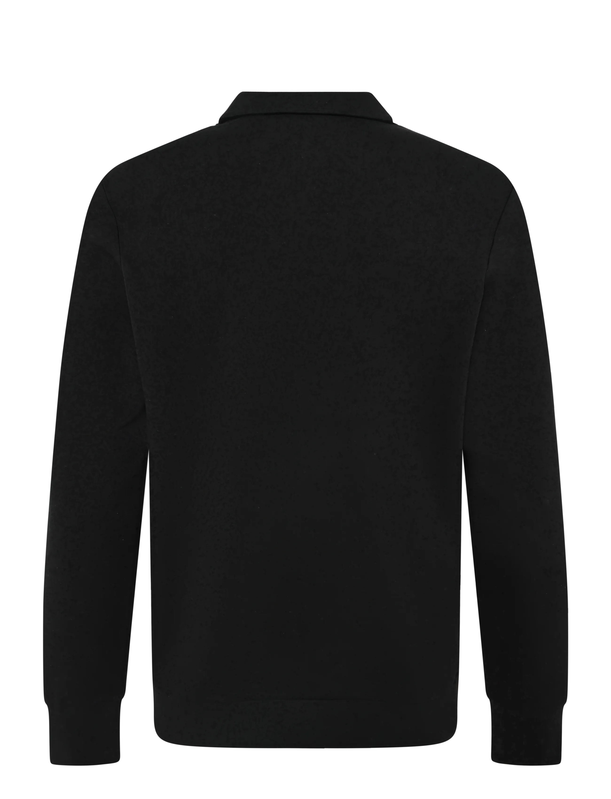 Mos Mosh Gallery - MMGAbel Zip Polo Sweat - black - 1