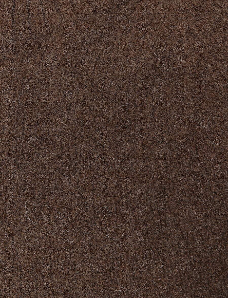 Mos Mosh Gallery - MMGCarlos Crew Neck Knit - Ümara kaelusega - chocolate brown melange - 2