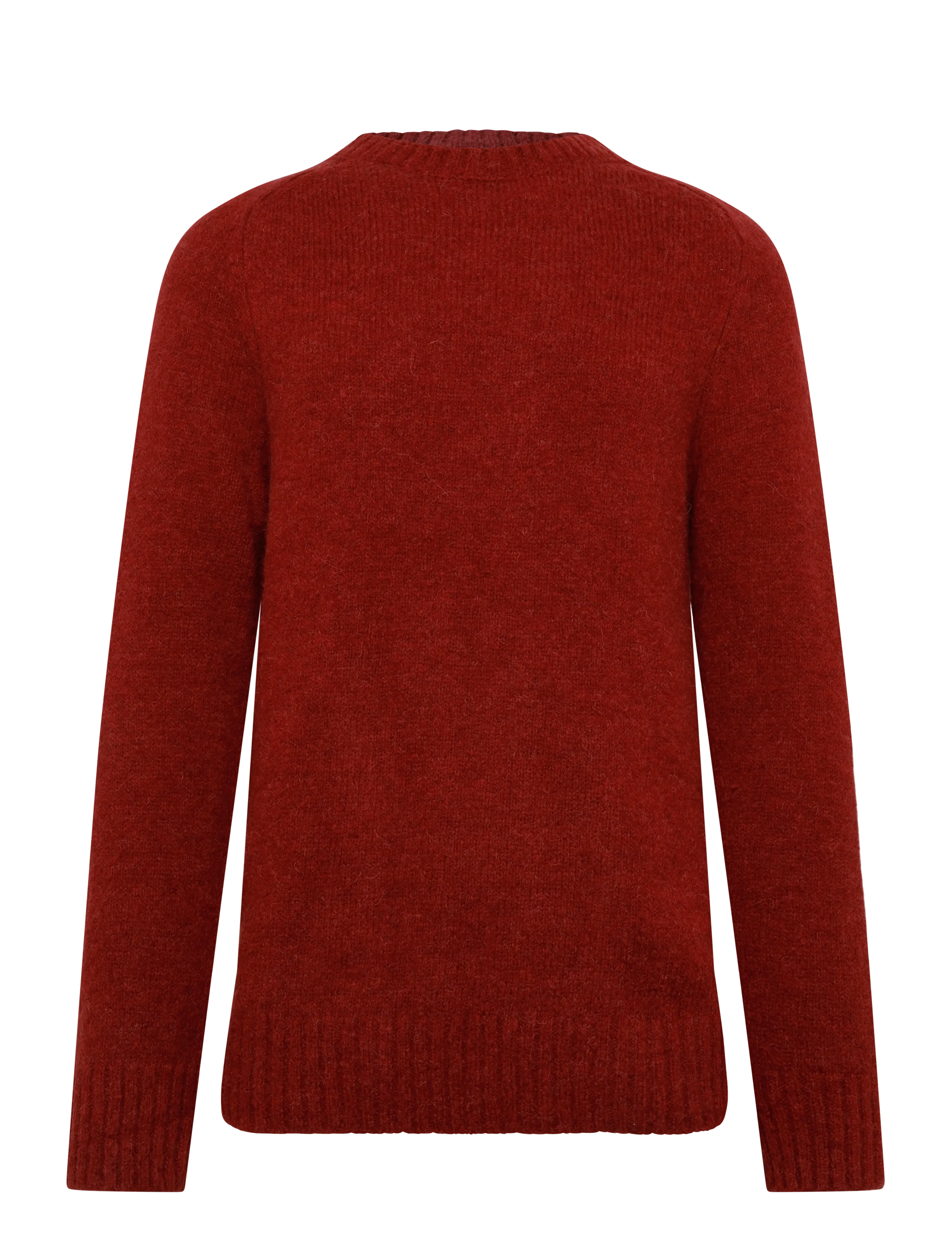 Mos Mosh Gallery MMGCarlos Crew Neck Knit - Rundhals - BURNT RUSSET / burgundy